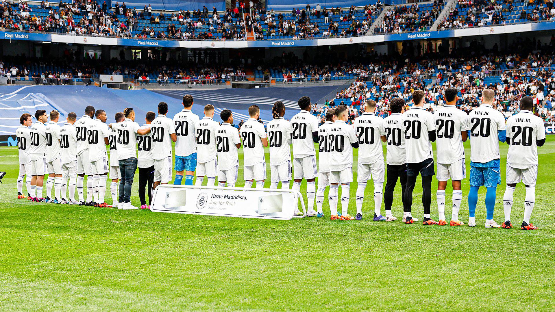 $!Real Madrid rinde homenaje a Vinicius en el Bernabéu
