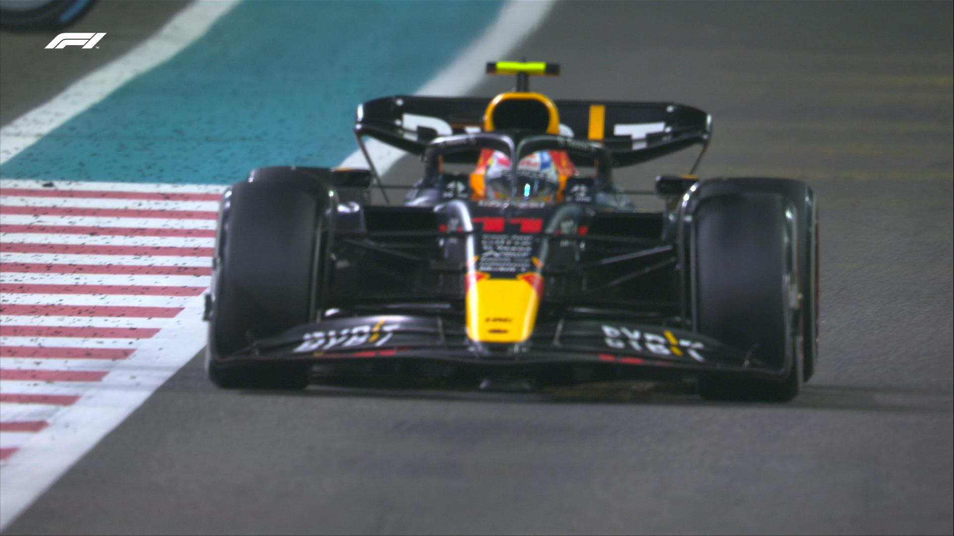 $!Checo Pérez es tercero en Abu Dhabi y pierde el subcampeonato de la Fórmula 1