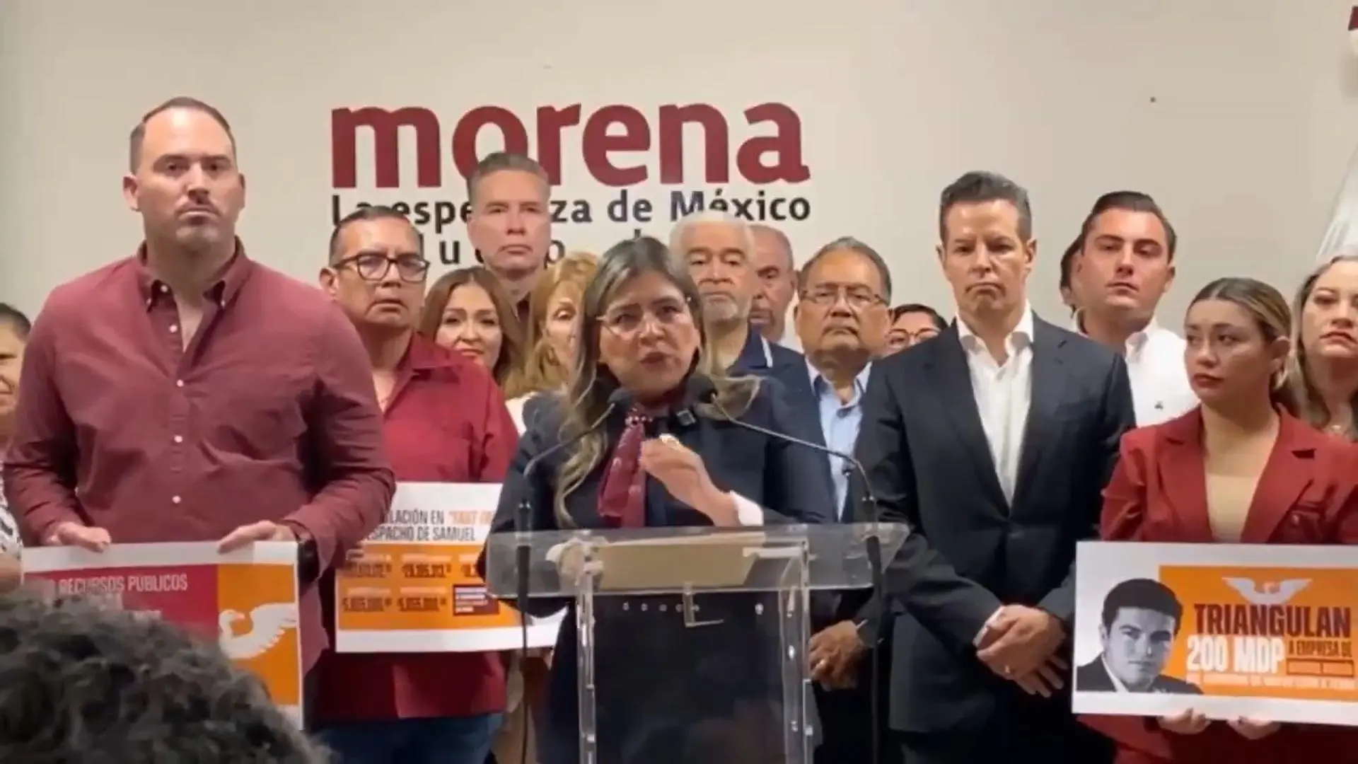 $!Morena denuncia ante FGR a Gobernador de Nuevo León y a su esposa por presunta triangulación de recursos