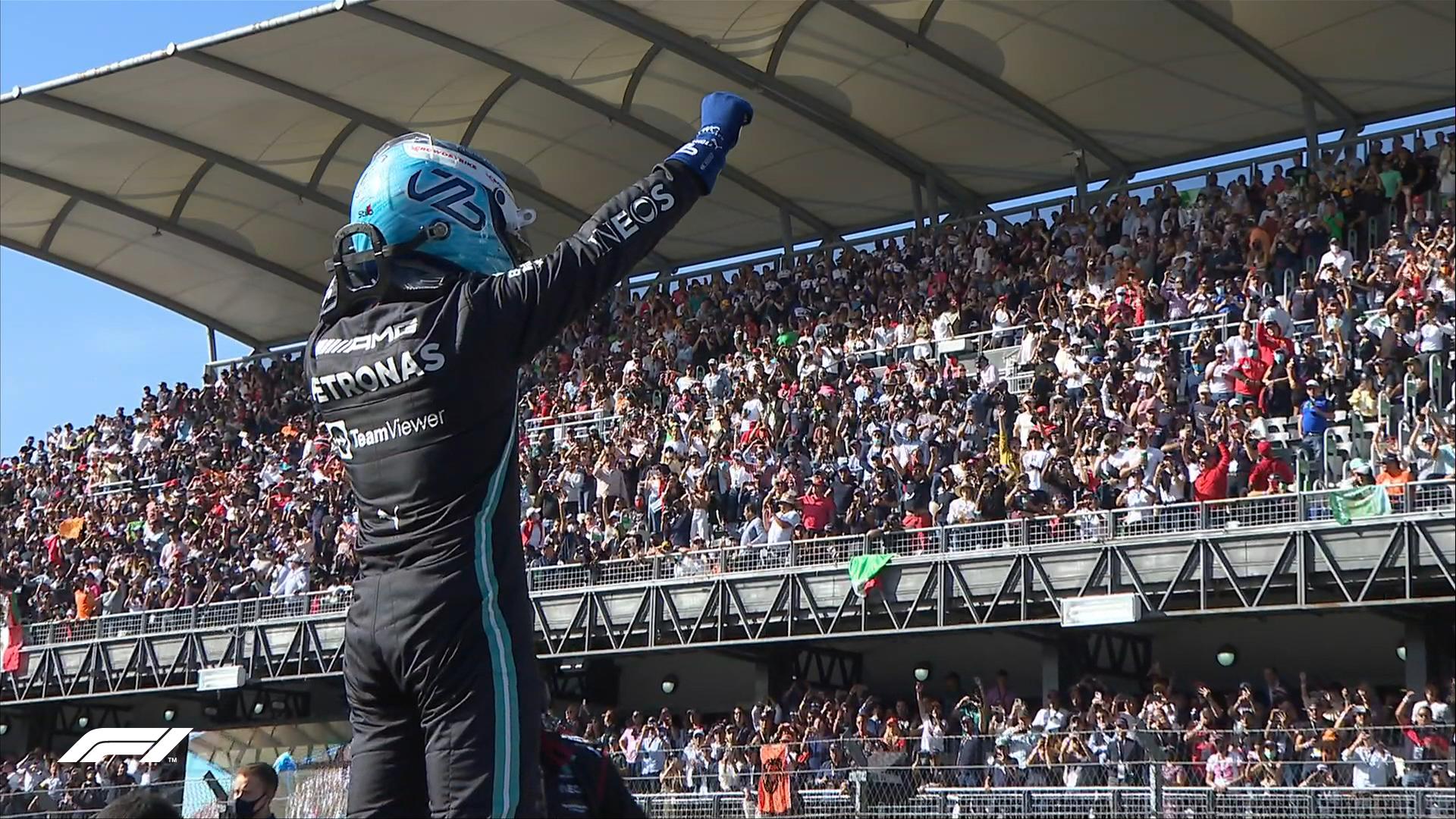 $!Checo Pérez saldrá cuarto en Gran Premio de México; Valtteri Bottas gana la pole