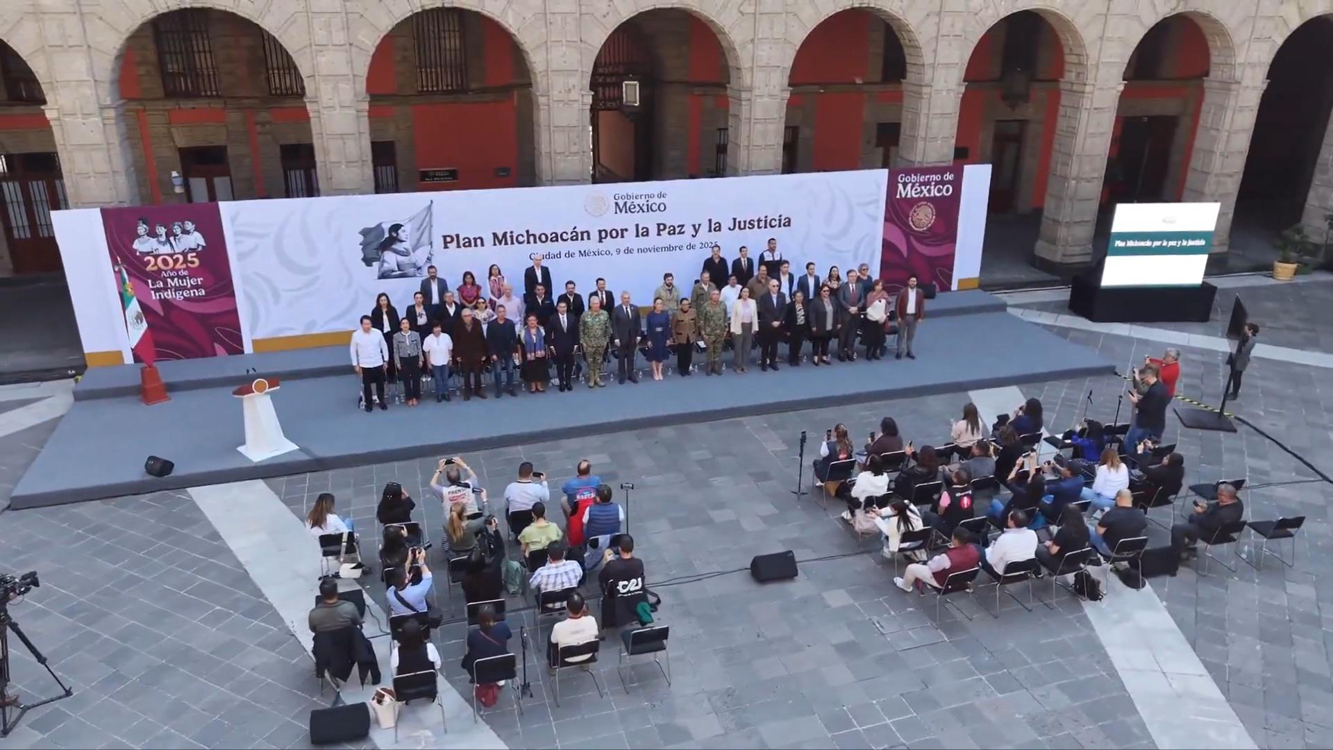 $!Plan Michoacán: anuncian inversión de $57 mil millones en desarrollo y educación; ‘sellarán’ el estado con 10 mil elementos