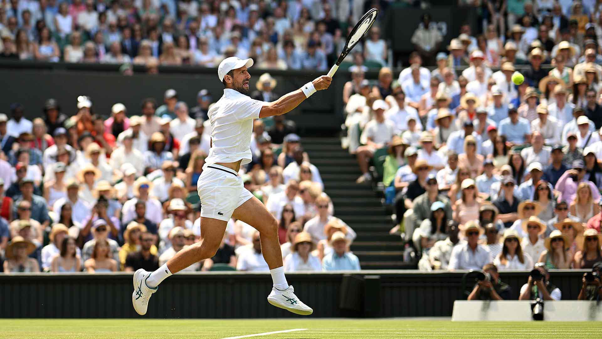 $!Djokovic iguala el récord de victorias de Federer en Wimbledon