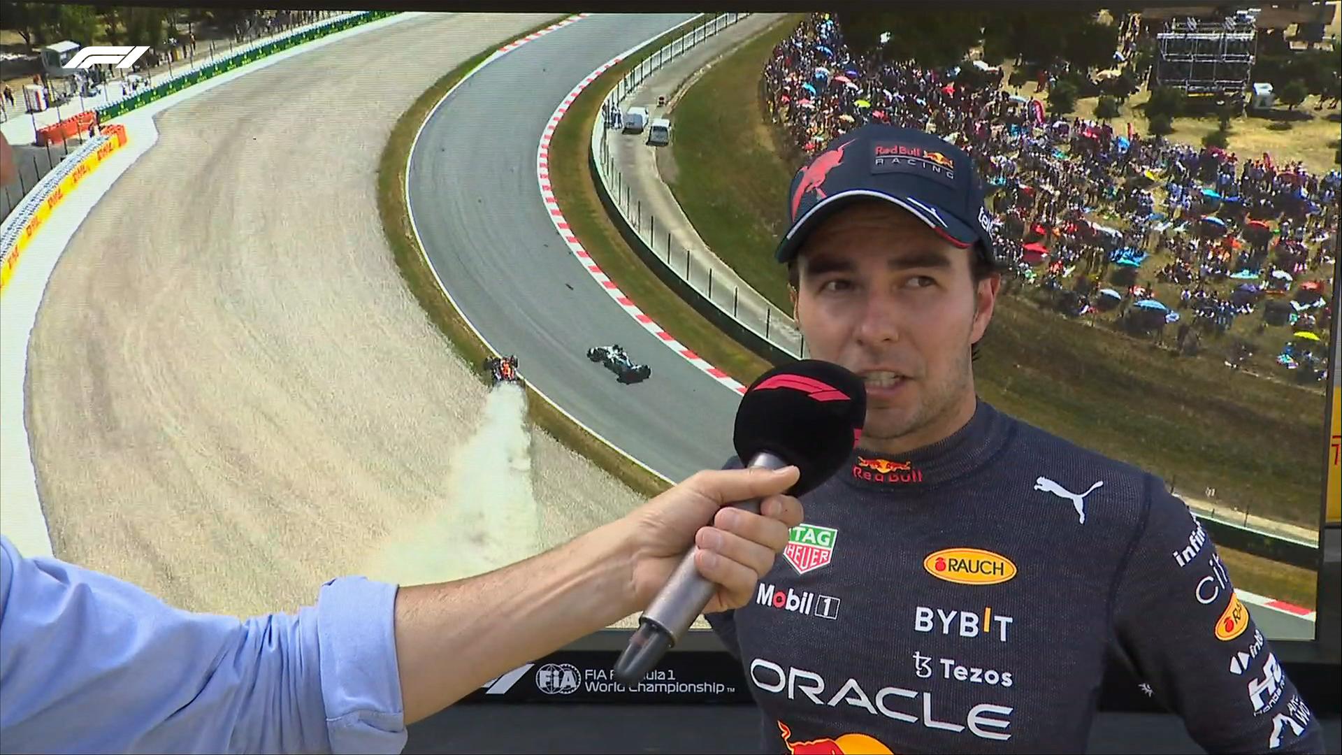 $!Checo Pérez es segundo en el Gran Premio de España al cederle la punta a Verstappen