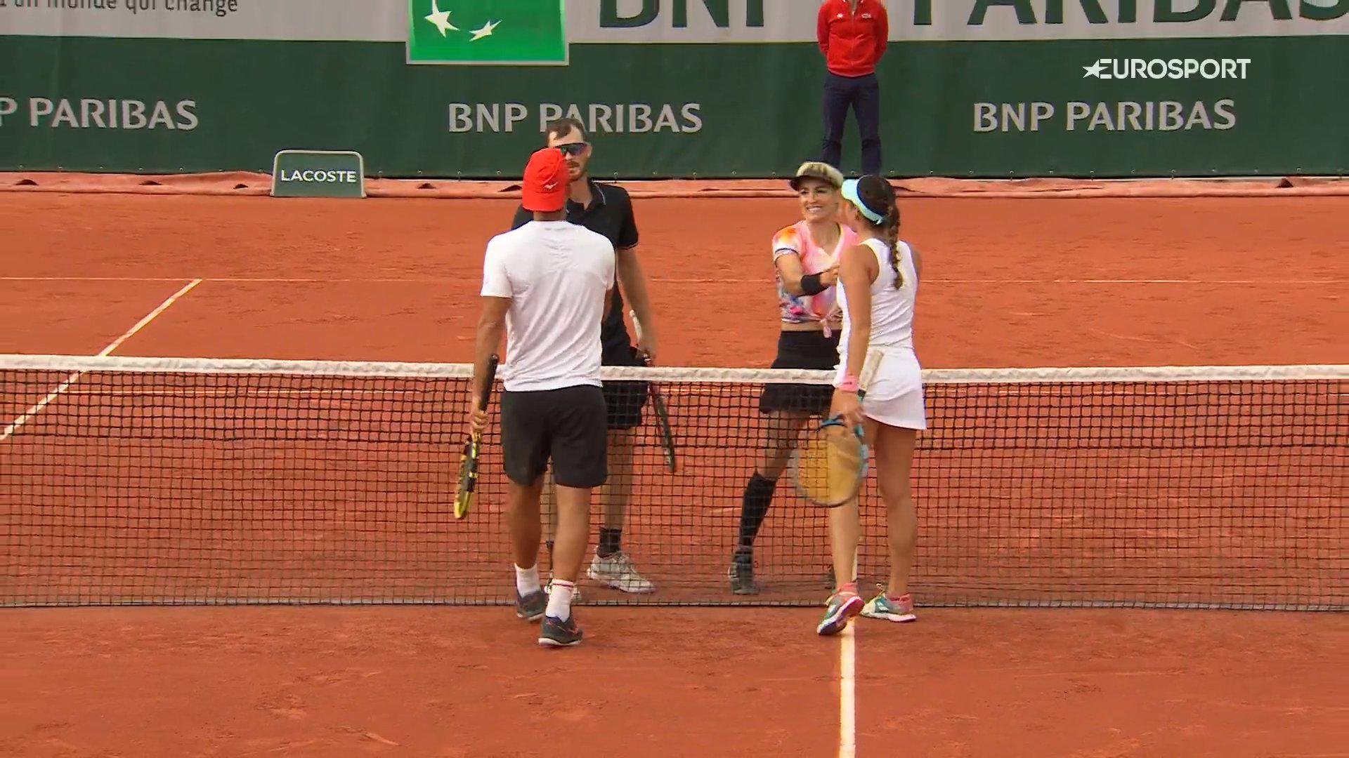 $!Giuliana Olmos clasifica a cuartos de final en Dobles Mixtos del Roland Garros 2021