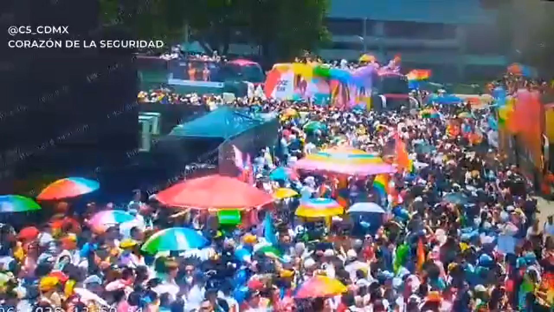 $!Comunidad LGBTQ+ recorre Paseo de la Reforma en 48° edición de la Marcha del Orgullo; podrán llegar al Zócalo