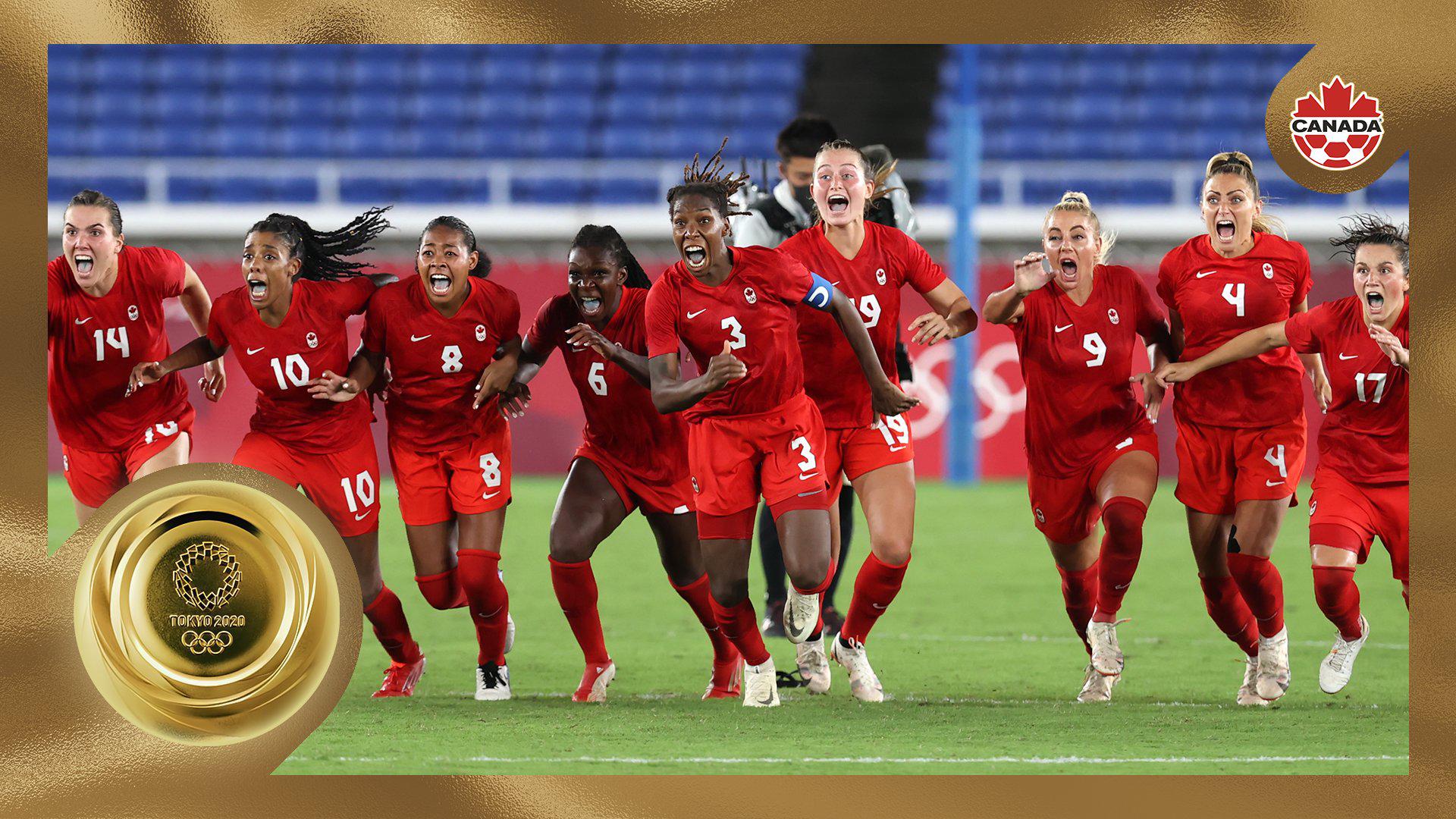 $!En muerte súbita, Canadá conquista el oro olímpico del futbol femenil