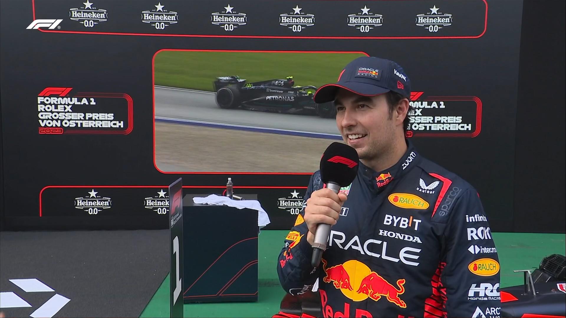 $!Checo Pérez remonta hasta el podio en Gran Premio de Austria