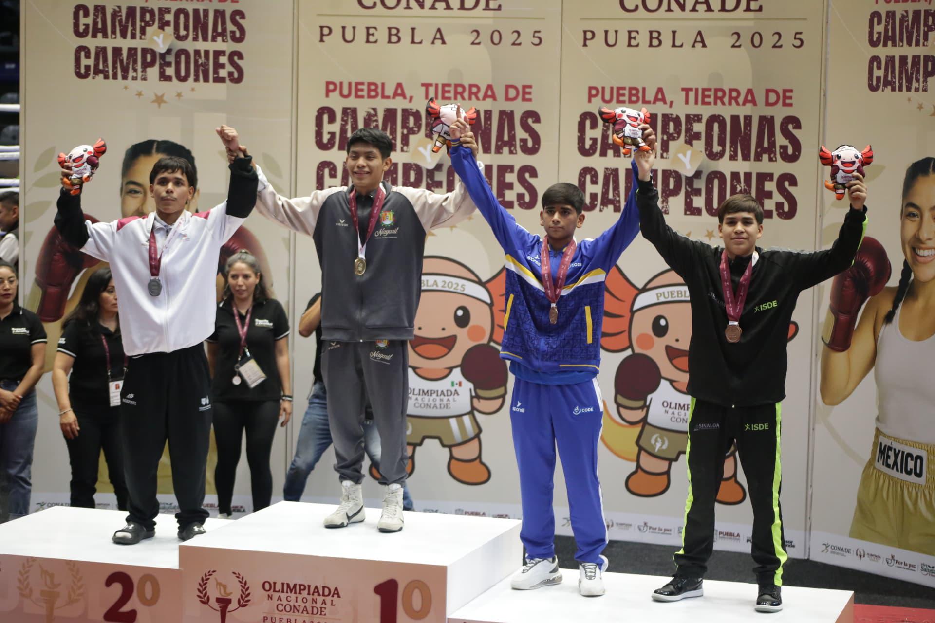 $!Sinaloa cierra con tres bronces en boxeo y récord histórico en la Olimpiada Nacional Conade 2025