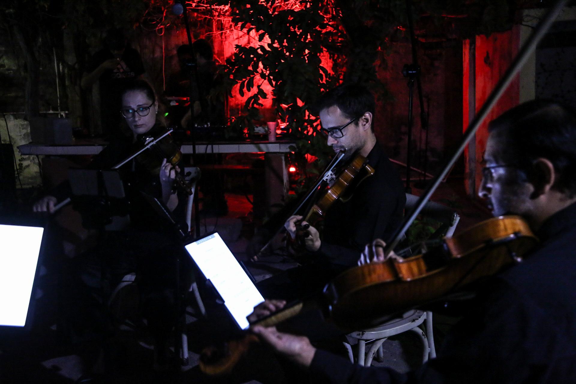$!Marketo Strings Quartet interpretaron obras de Mozart, Manuel M. Ponce y Arturo Márquez.