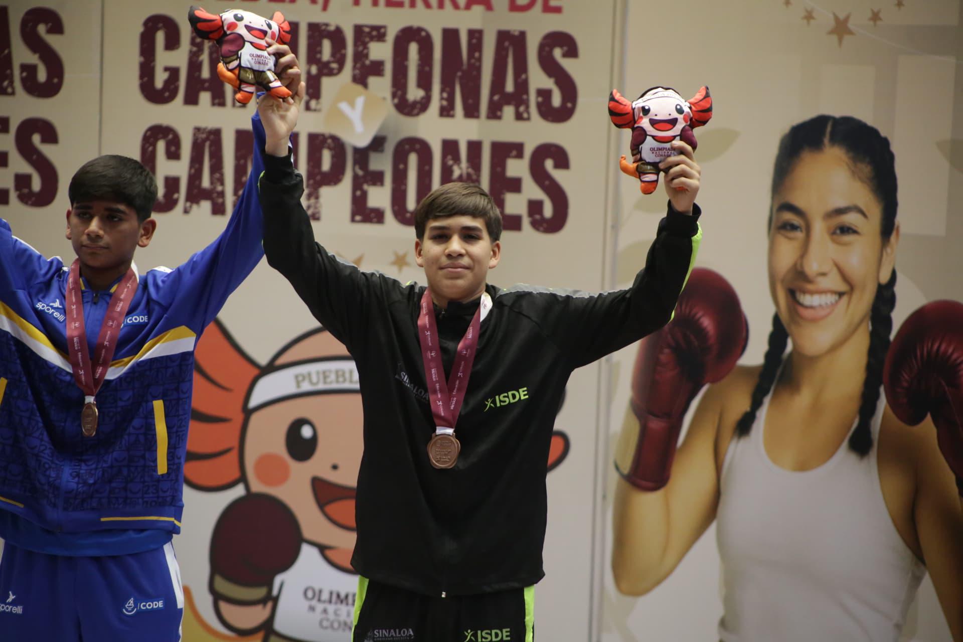 $!Sinaloa cierra con tres bronces en boxeo y récord histórico en la Olimpiada Nacional Conade 2025