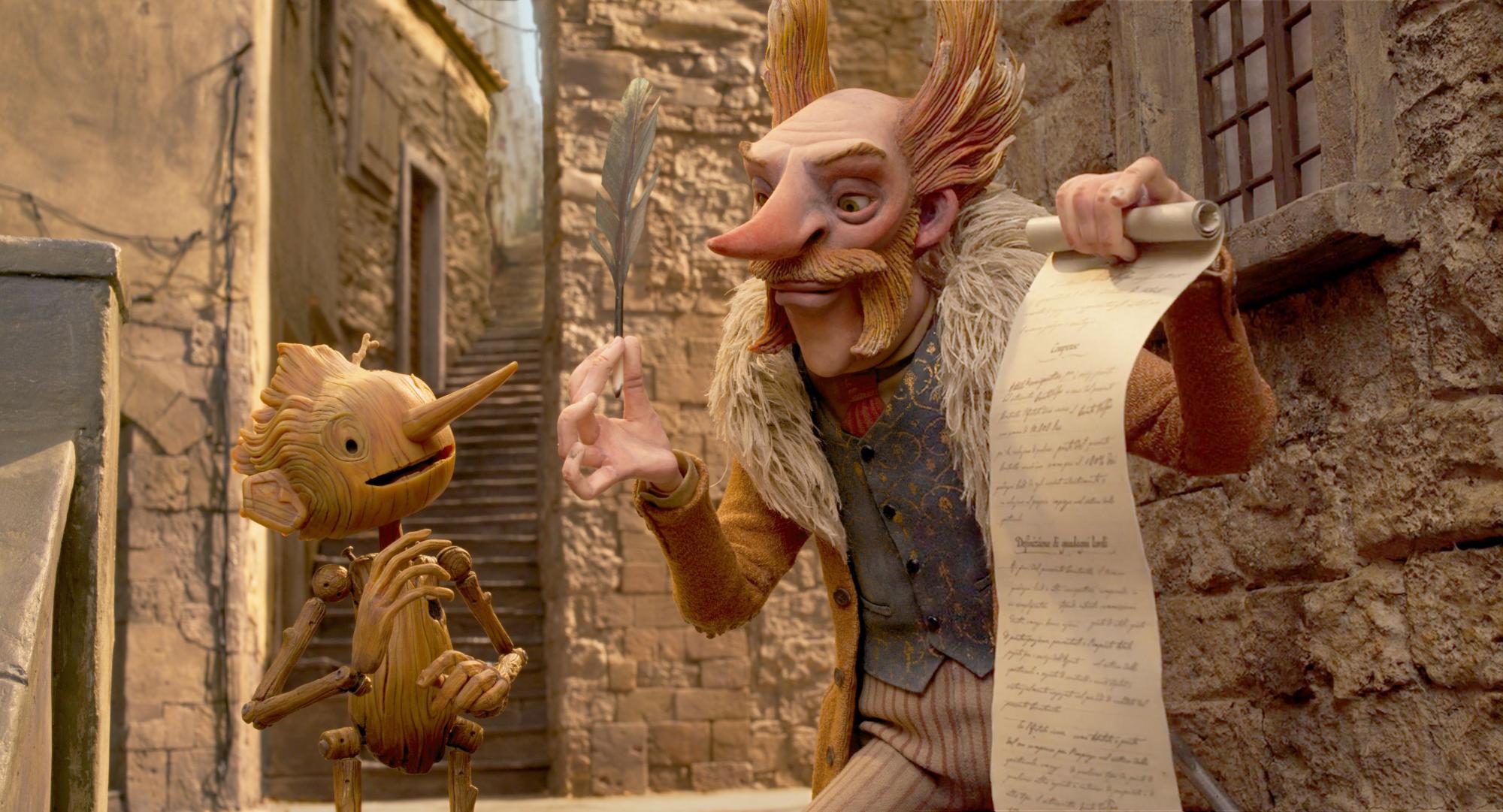 $!‘Pinocho’, de Guillermo del Toro está nominada como Mejor Película Animada.