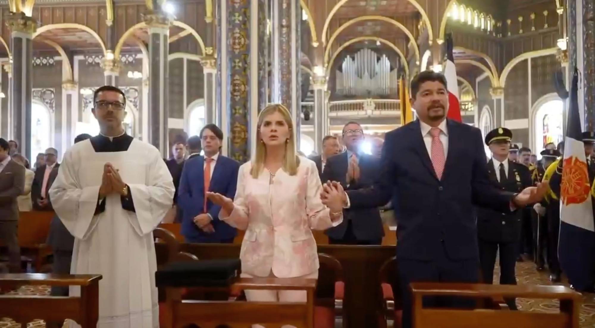 $!Presidenta de Costa Rica inicia su mandato a los pies de la Virgen de los Ángeles