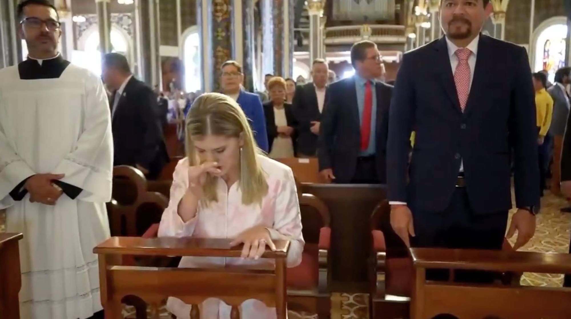 $!Presidenta de Costa Rica inicia su mandato a los pies de la Virgen de los Ángeles