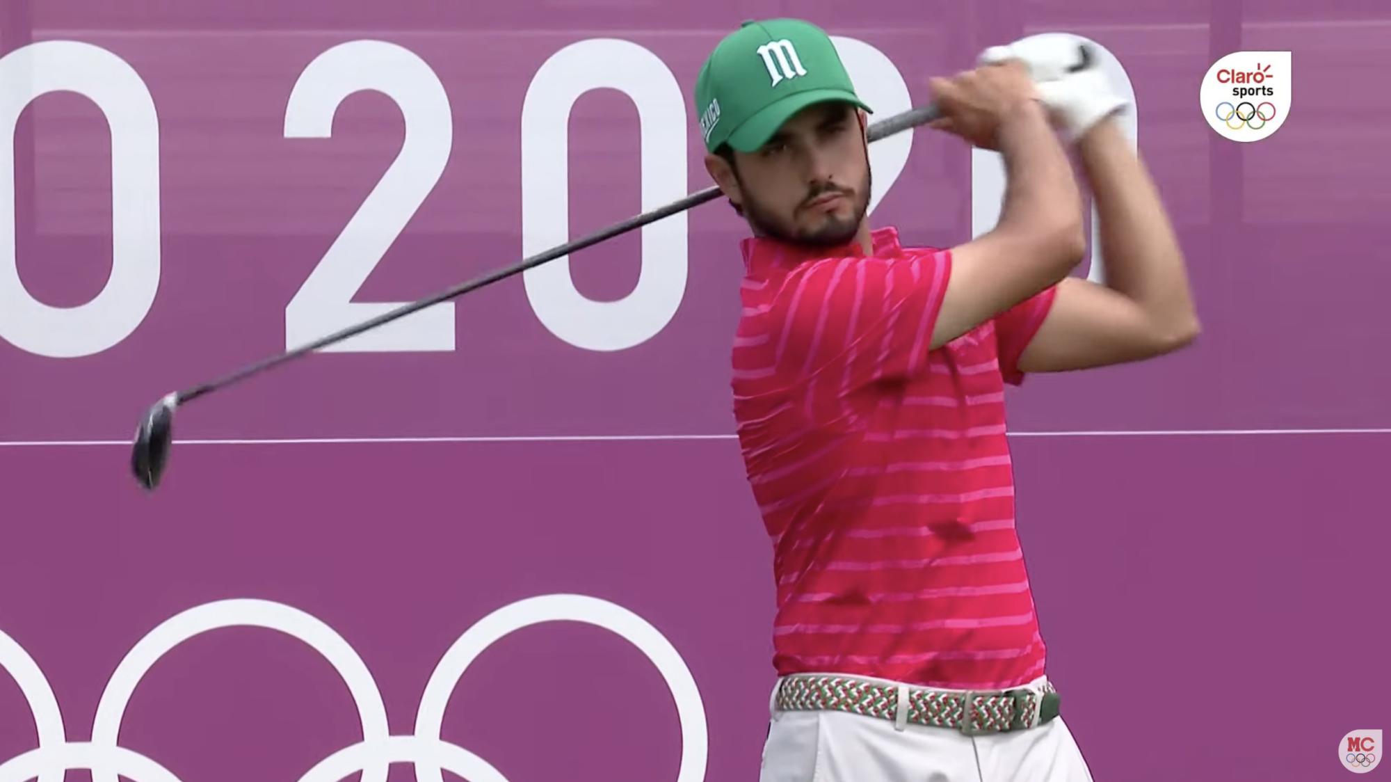 $!Mexicano Carlos Ortiz asume subliderato del torneo de golf olímpico