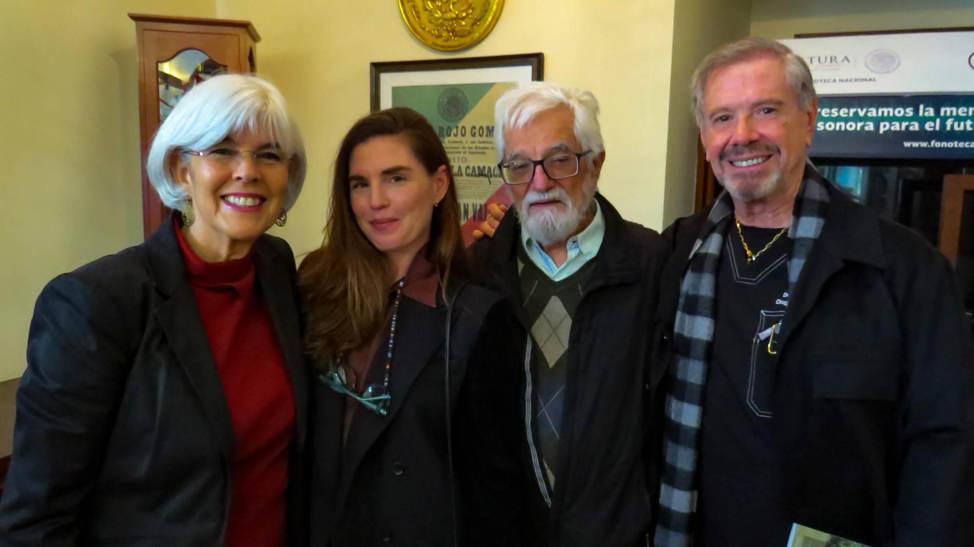 $!Luz Consuelo Saldaña, Carolina Coopel, Kurt Urger y Raúl López Infante.