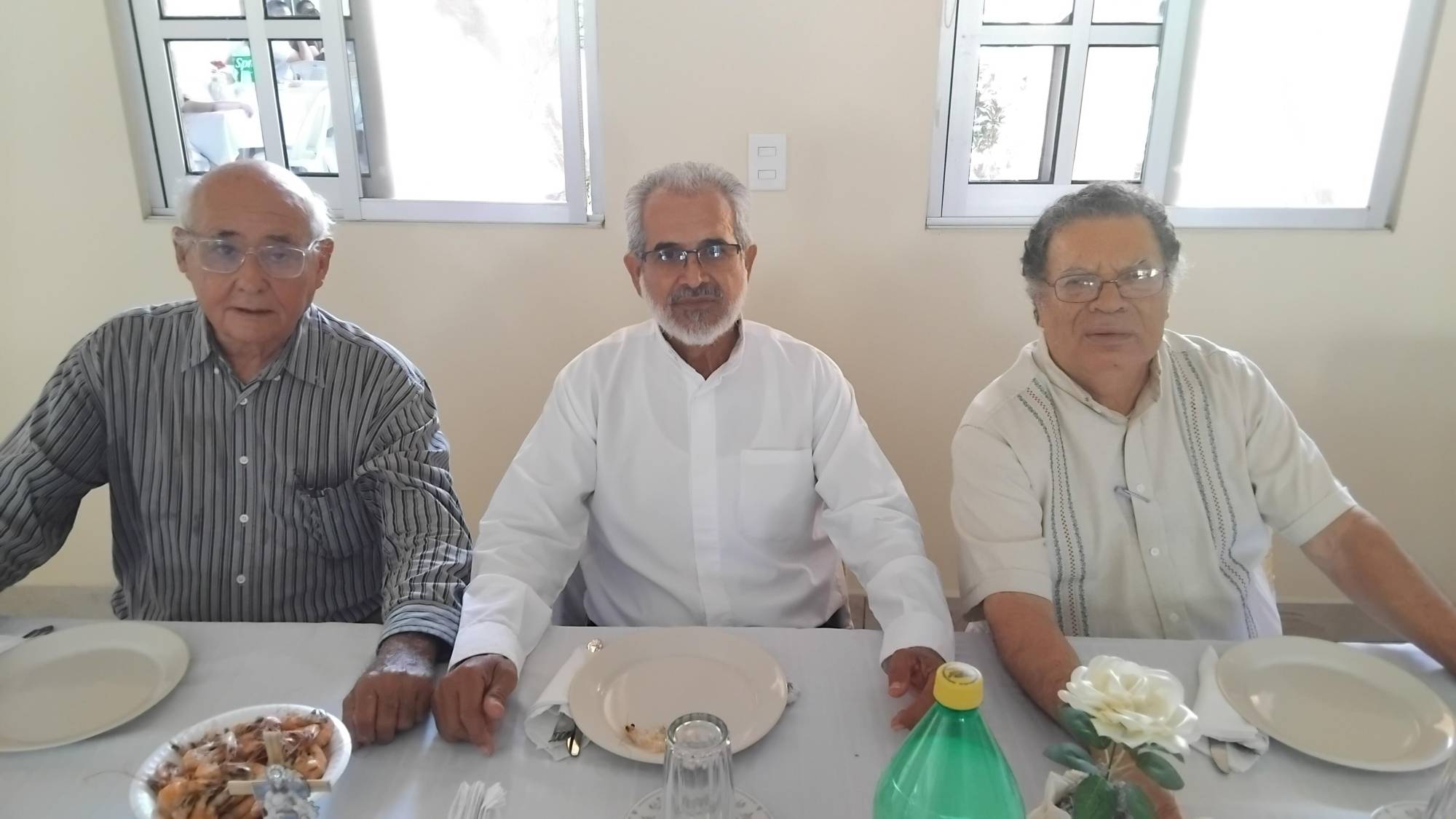 $!Los sacerdotes Amador Campos, Tomás Rodríguez y Santiago Serna.