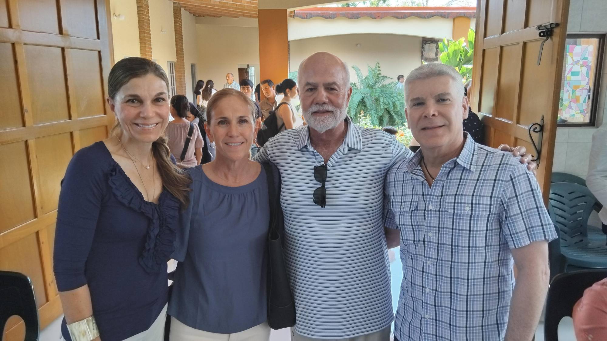 $!Maricarmen de Levín, Maru Millán, Jorge Millán y Jacob Levin.