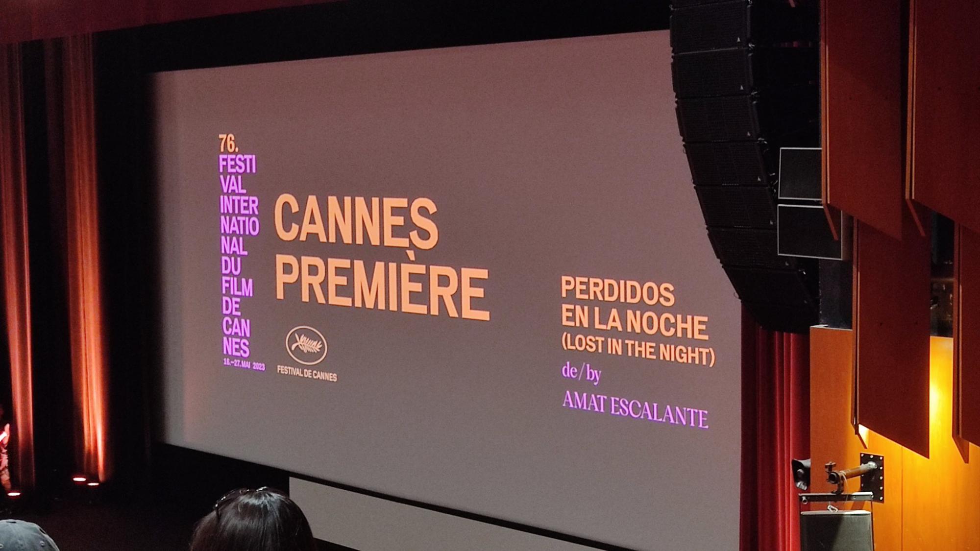 $!‘Perdido en la noche’ se estrenó en Cannes.