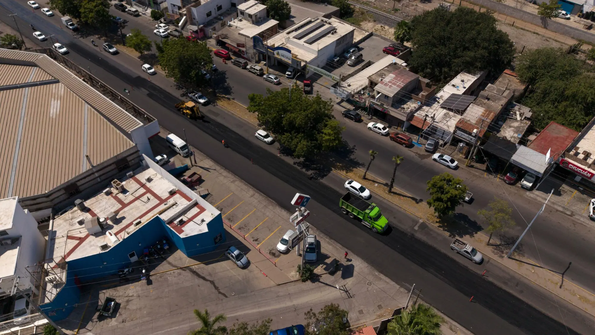$!Suman 20 mil metros cuadrados de reencarpetados en Culiacán; avanzan obras en los bulevares José Limón y Zapata