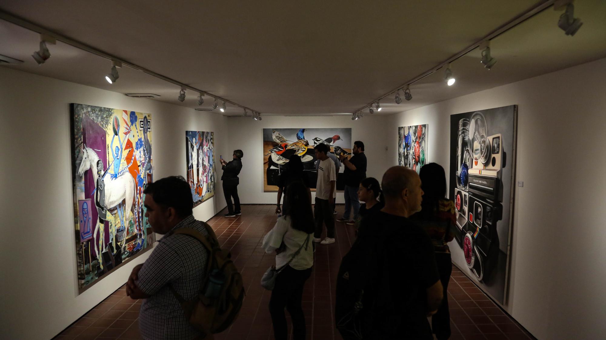 $!Las obras atrapan la atención por su colorido, técnica, temática e impacto visual.