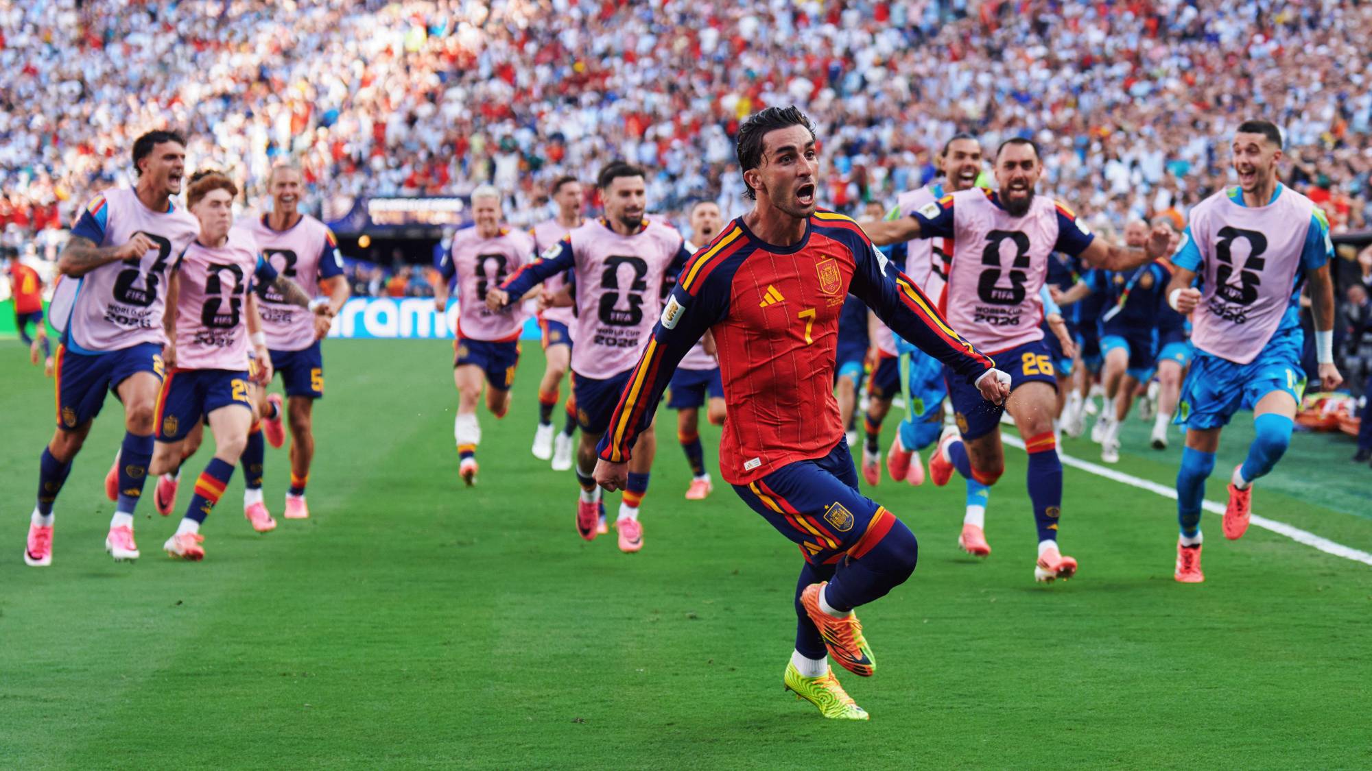 $!Ferran Torres dedica a España el gol que le dio el título del Mundial 2026