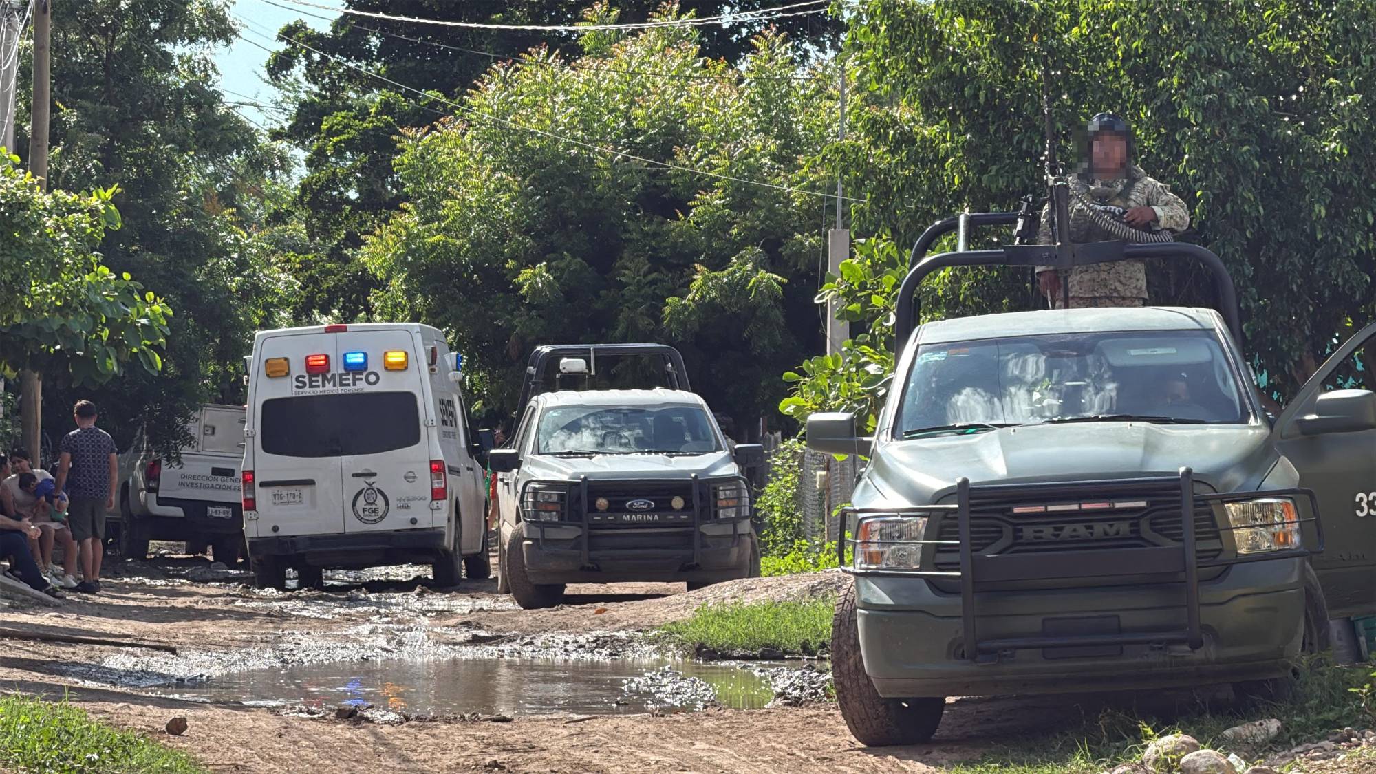 $!Asesinan al joven Eduardo de Jesús en el patio de un domicilio del Campo El Diez, en Culiacán