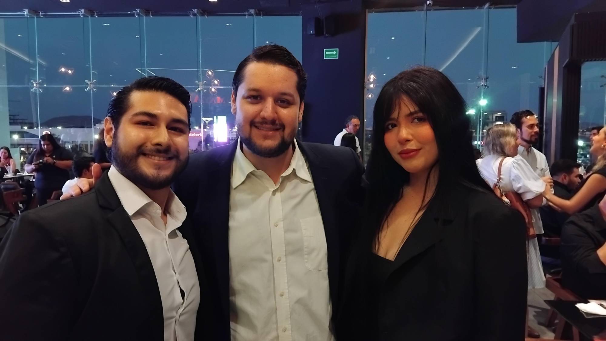 $!Iván Rivera, Luis Mario Corrales y Maritza Velarde.