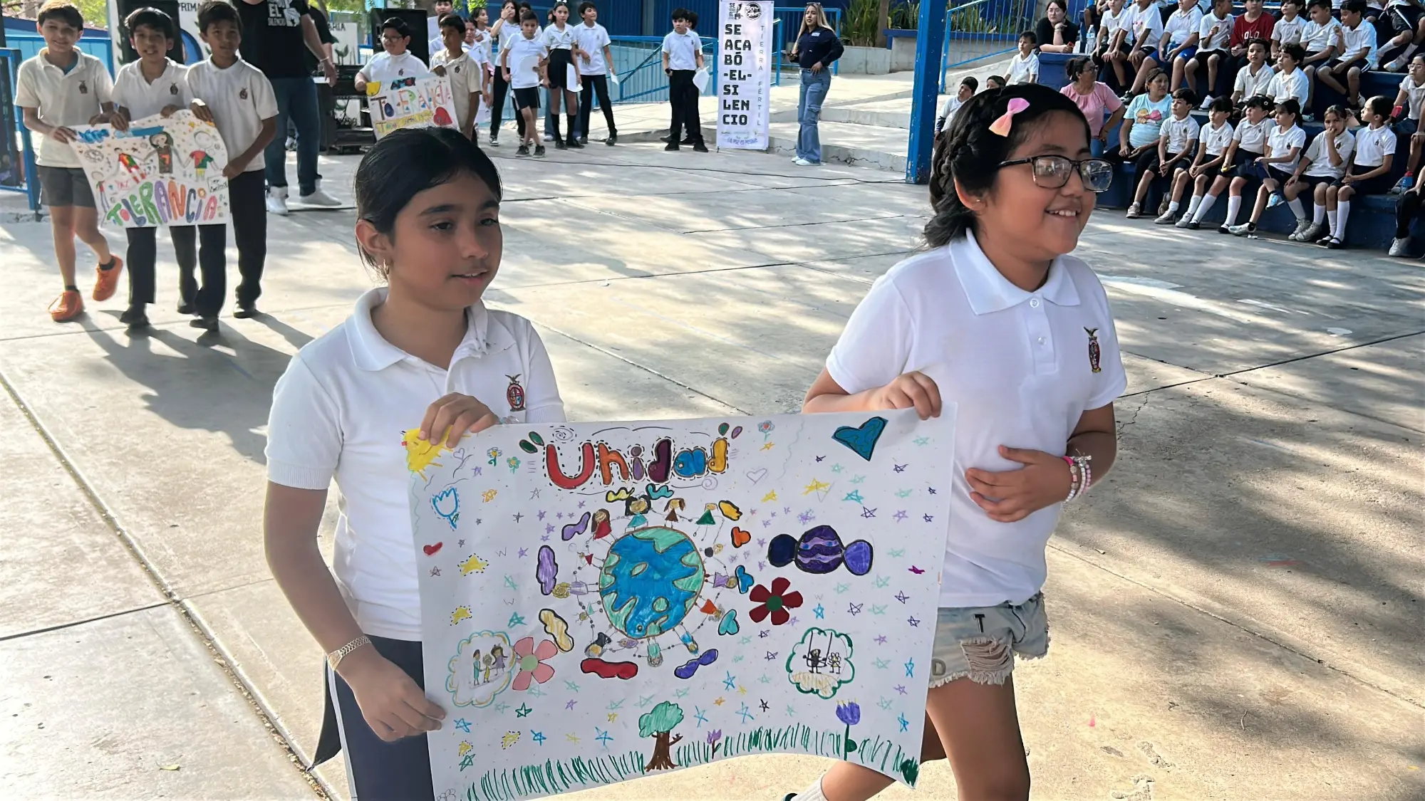 $!Estudiantes de primaria fomentan la paz al ritmo de hip-hop, en Culiacán