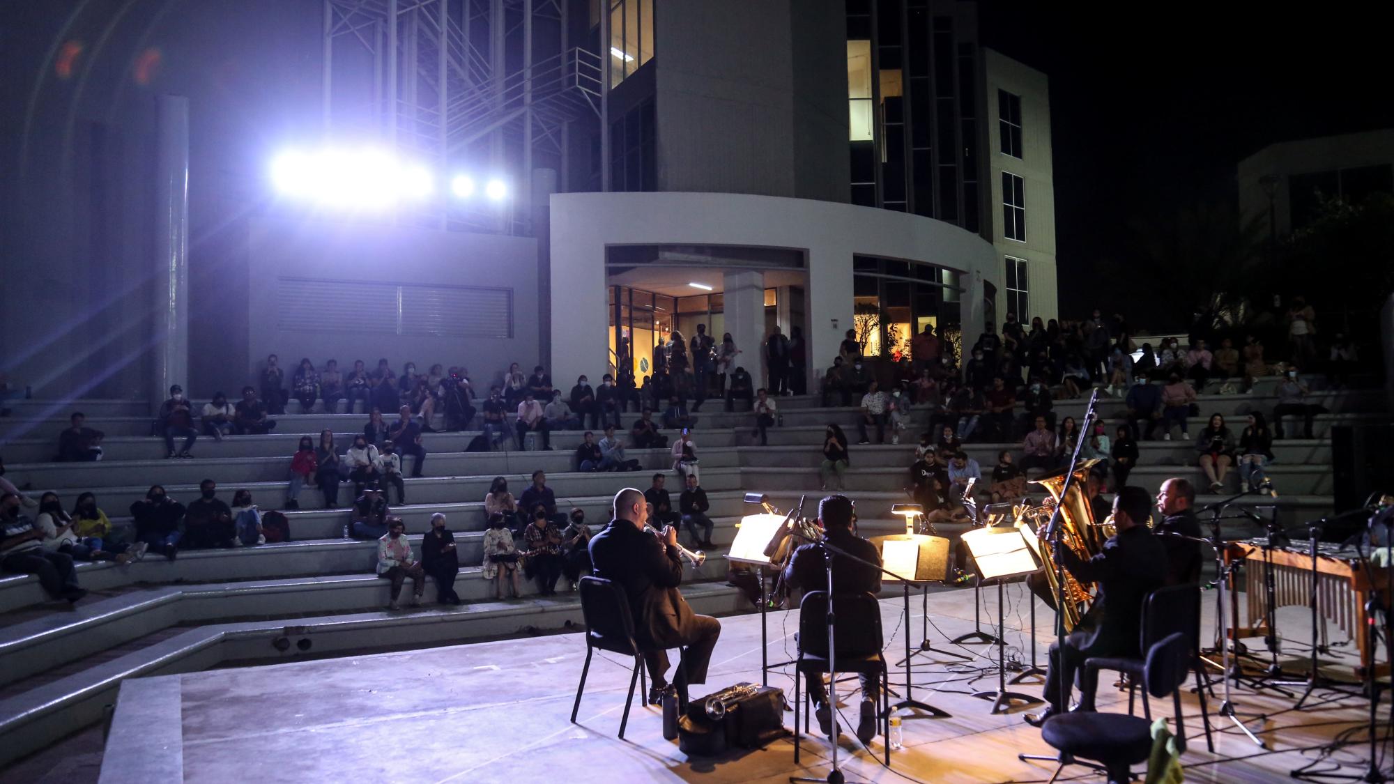 $!El concierto se llevó a cabo en el Ágora Rosario Castellanos.
