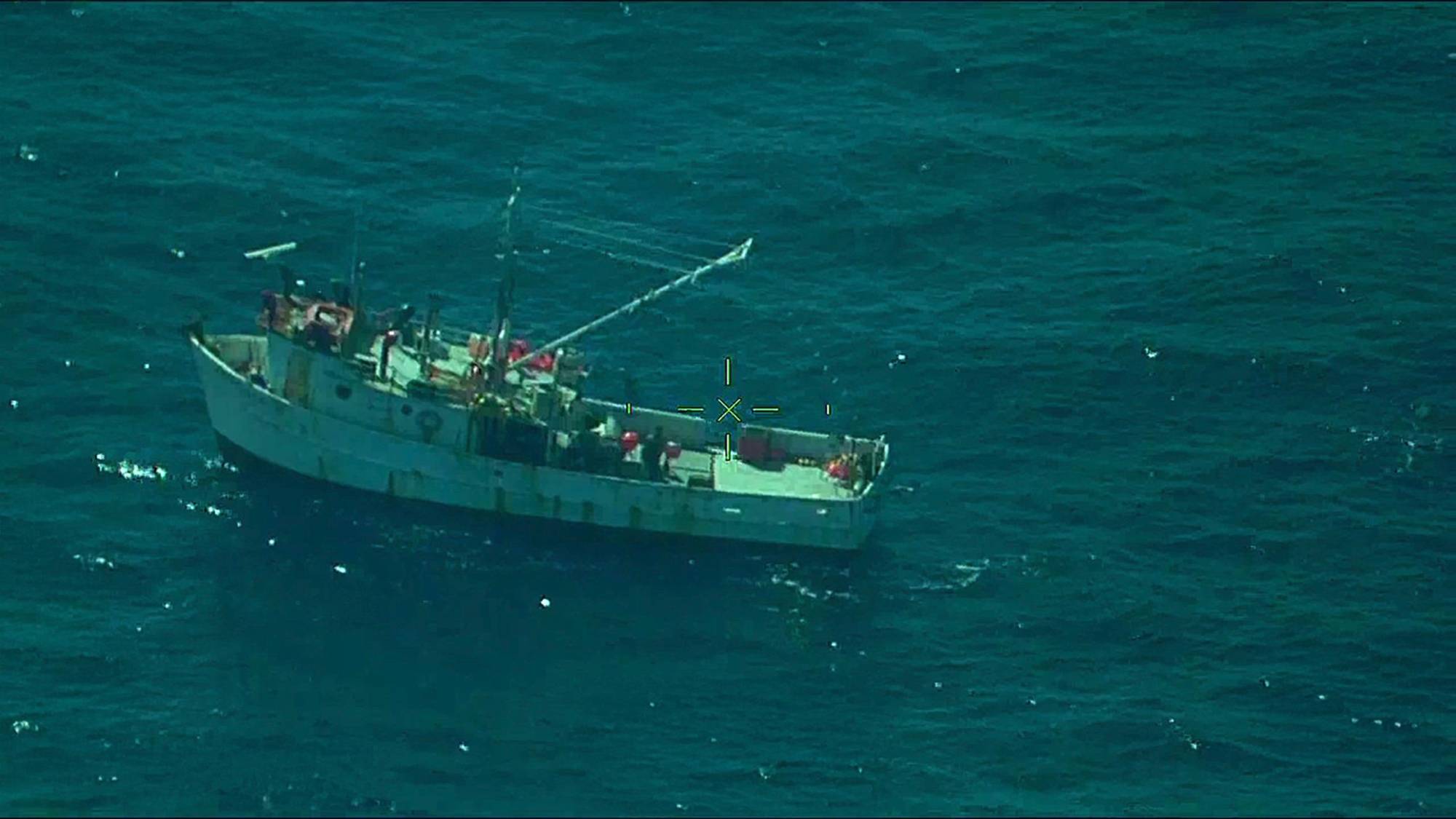 $!Armada de México y Guardia Costera de EU aseguran en altamar 188 bultos de cocaína