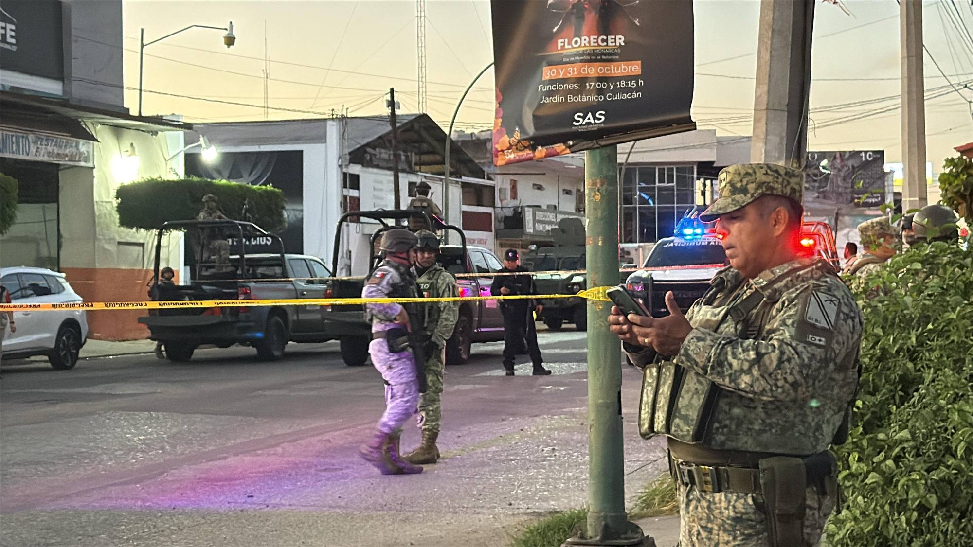 $!Ataque armado en la avenida Nicolás Bravo, en Culiacán, deja dos hombres lesionados de bala