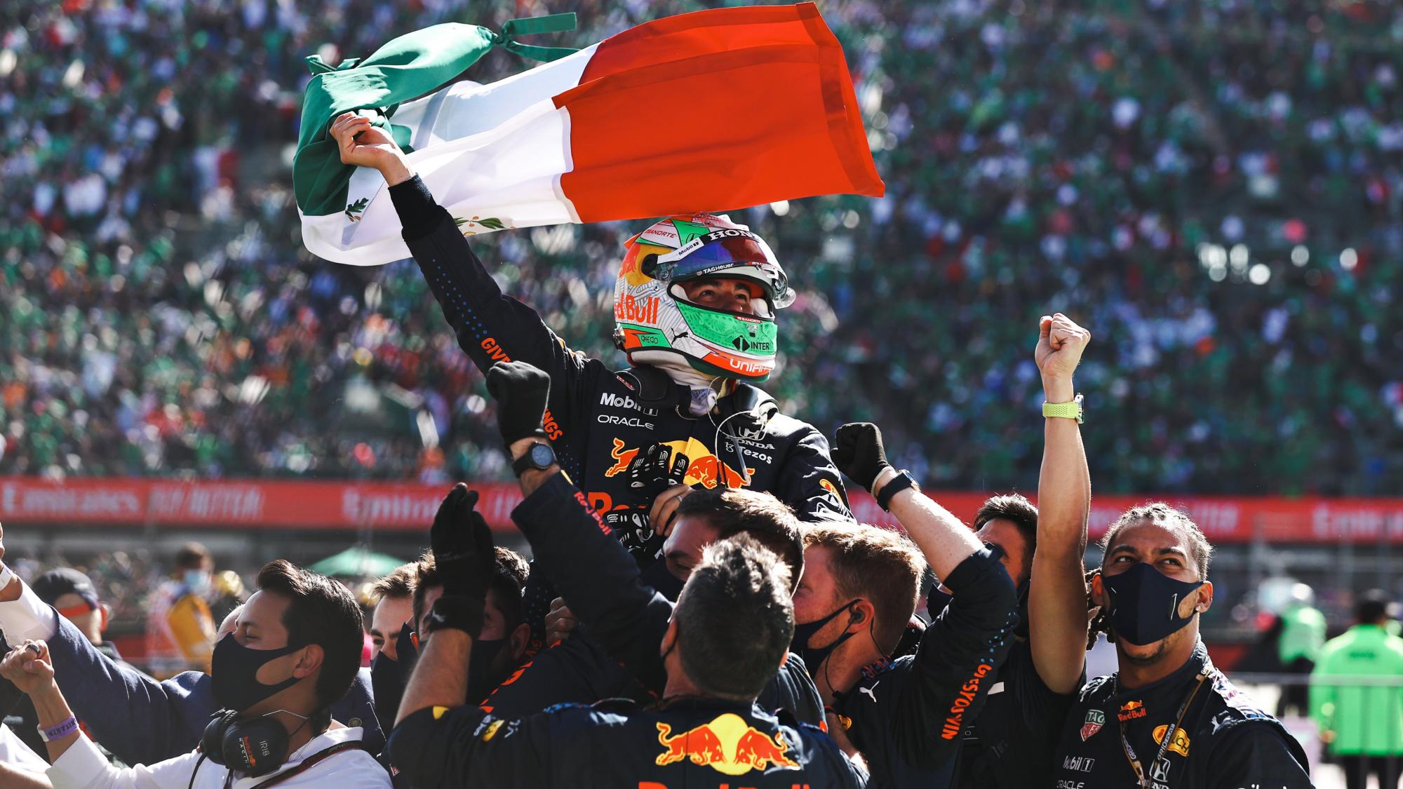 $!Checo Pérez, el primer mexicano en subir al podio en el Gran Premio de México