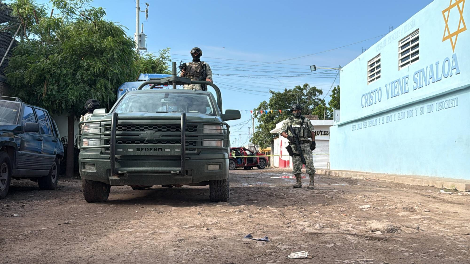 $!Enfrentamiento contra militares deja dos civiles abatidos en la sindicatura de Villa Juárez, en Navolato