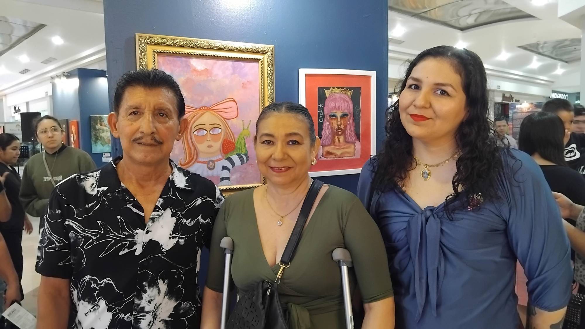 $!Engelberto, Julieta y Alexa Rueda.