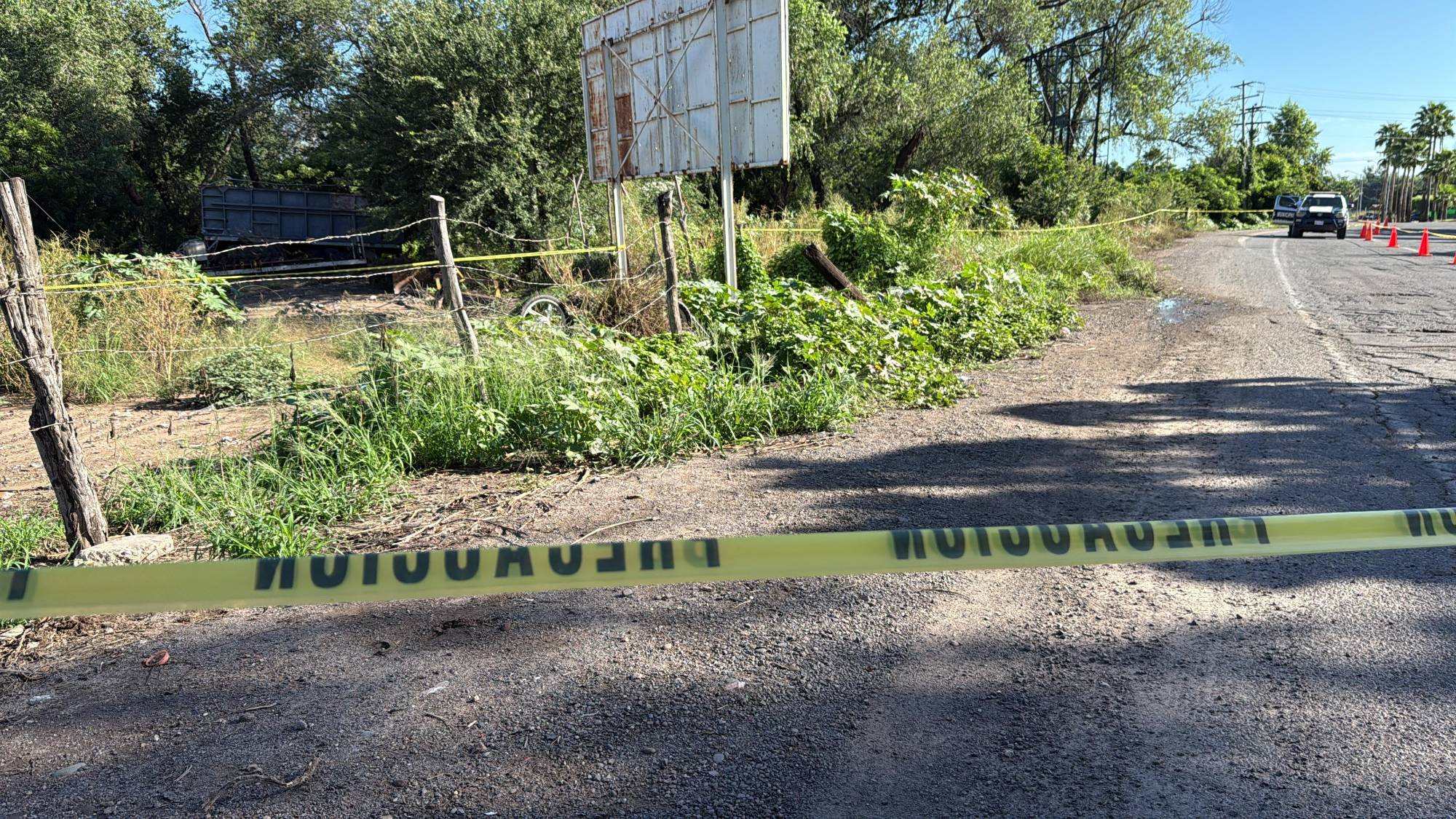 $!Muere joven motociclista tras salirse de la carretera Navolato-Altata