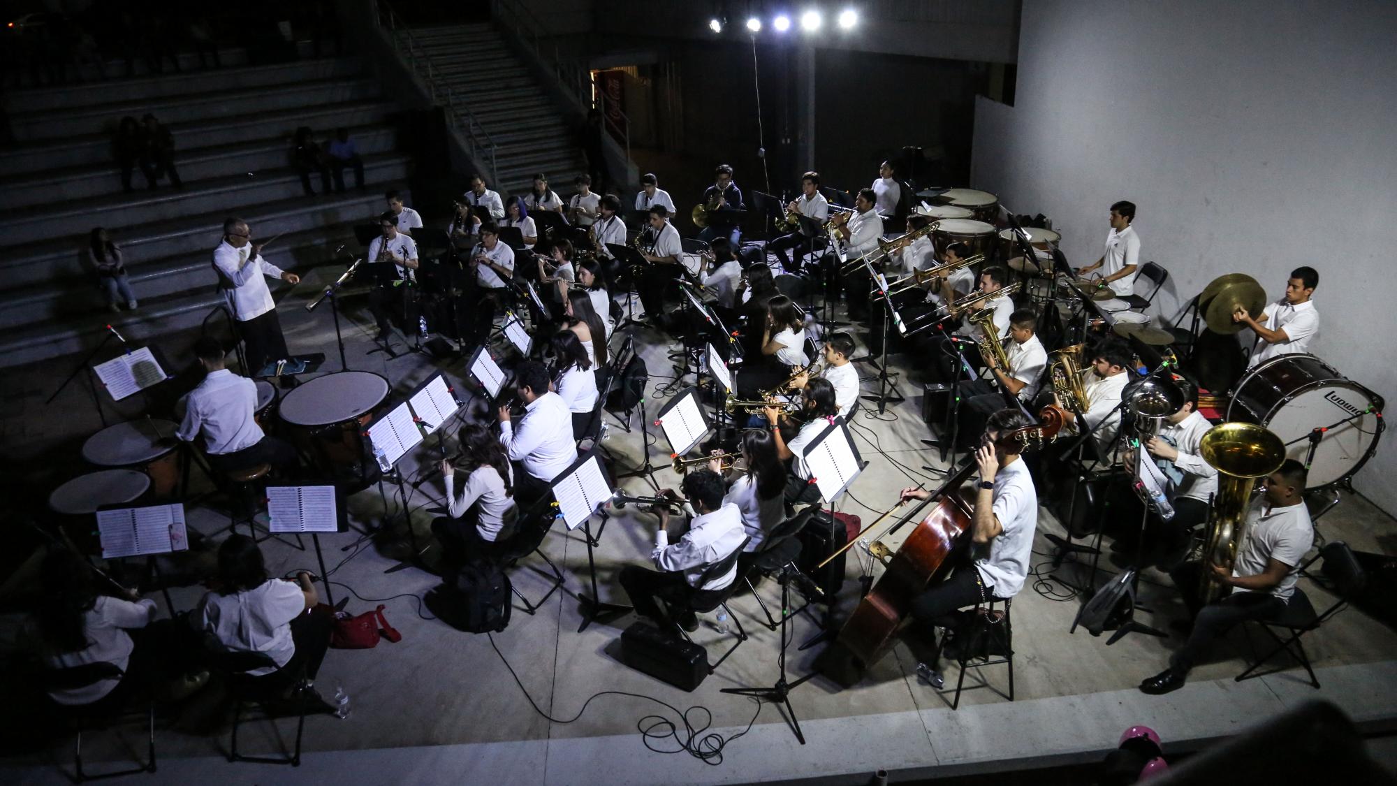 $!Vuelve la Banda Sinfónica Juvenil a sus conciertos en el ágora del Isic