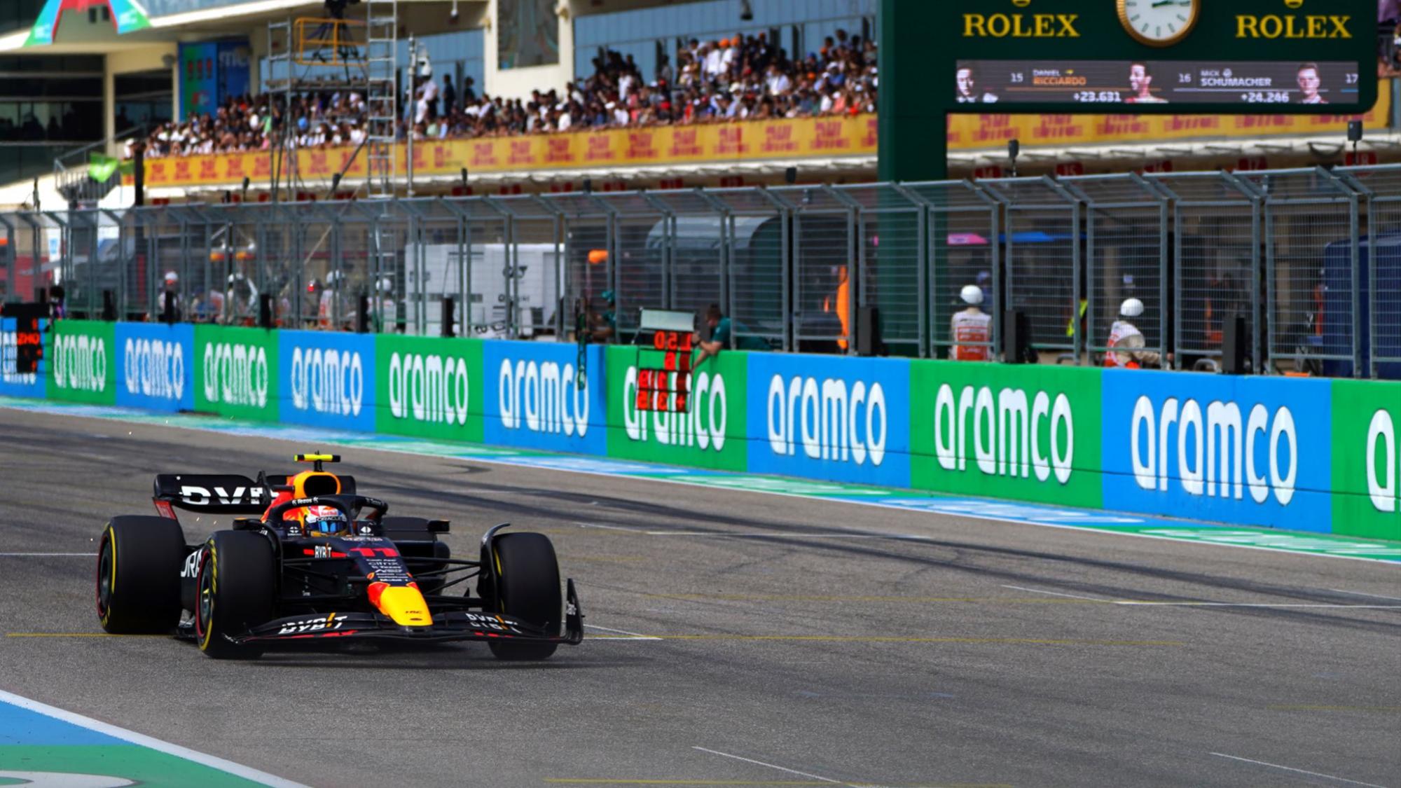 $!Checo es cuarto y con triunfo de Verstappen en GP de Estados Unidos, Red Bull se corona