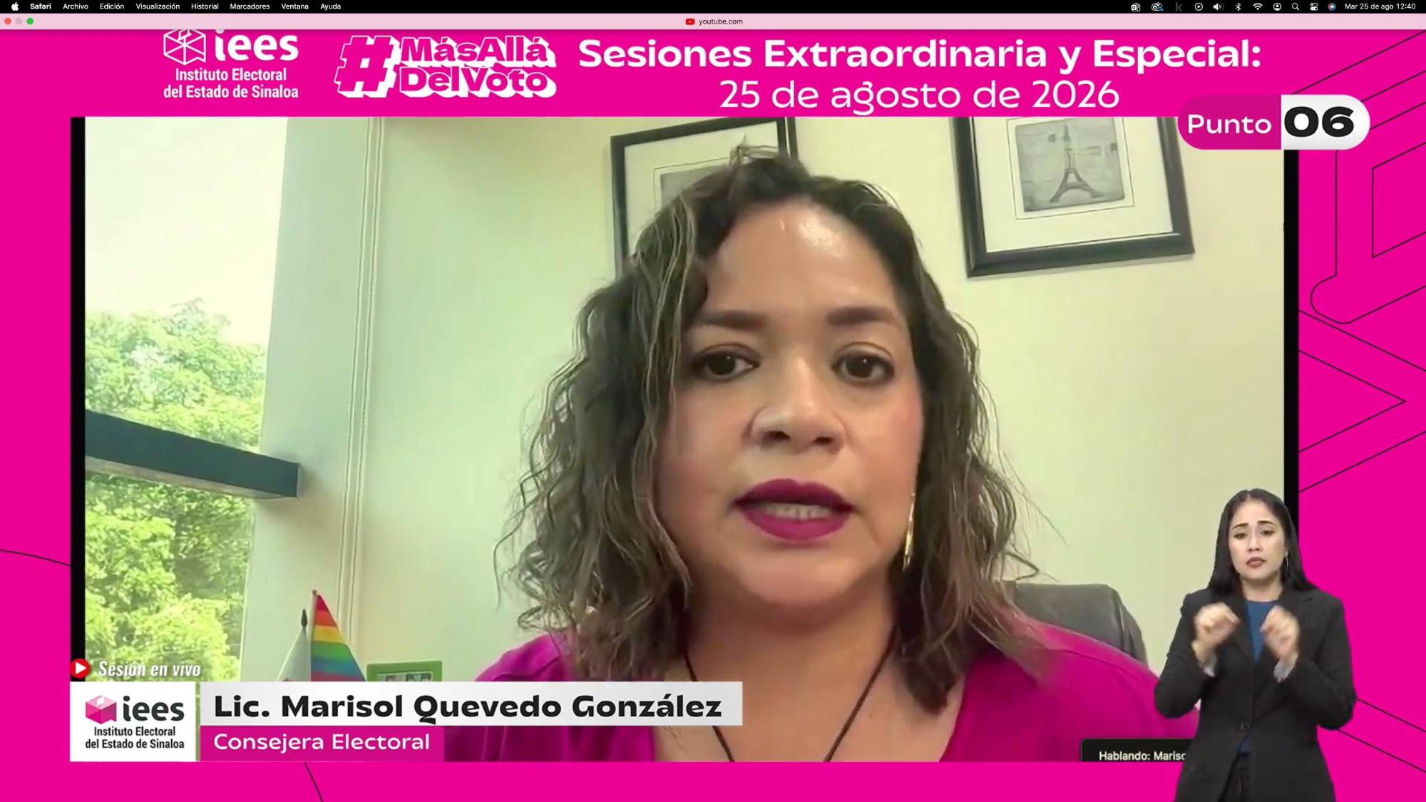 $!IEES descarta uso de recursos públicos y actos anticipados de campaña de Imelda Castro