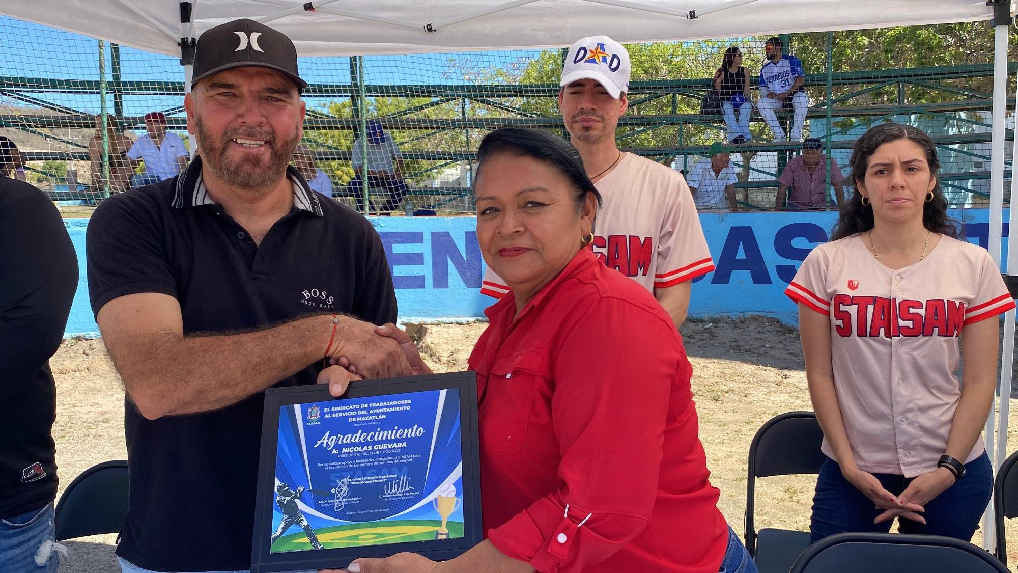 $!Cantan playball peloteros del STASAM