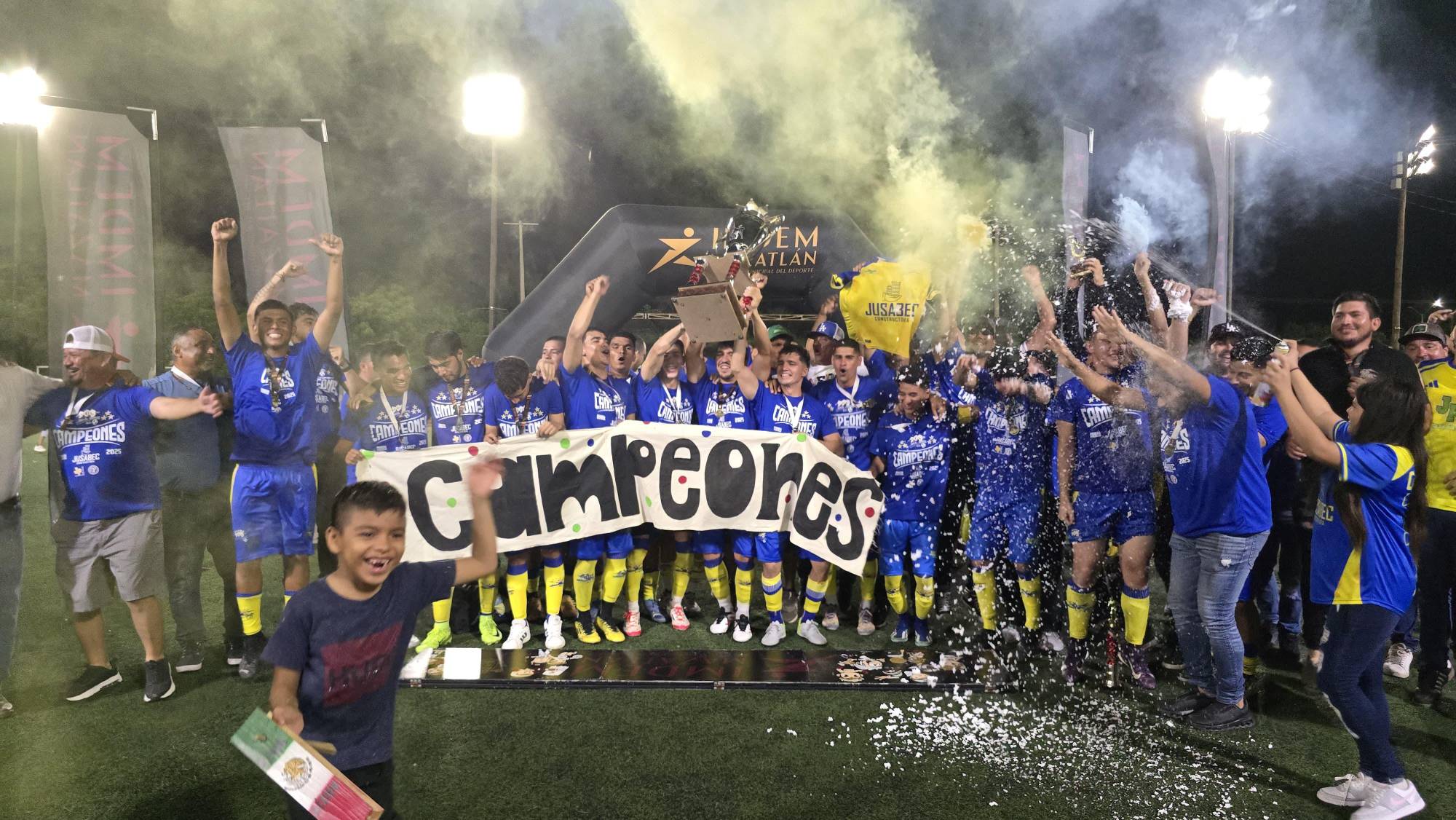 $!Boys de Villa Unión se corona campeón de la Liga de Futbol Primera Fuerza de Mazatlán