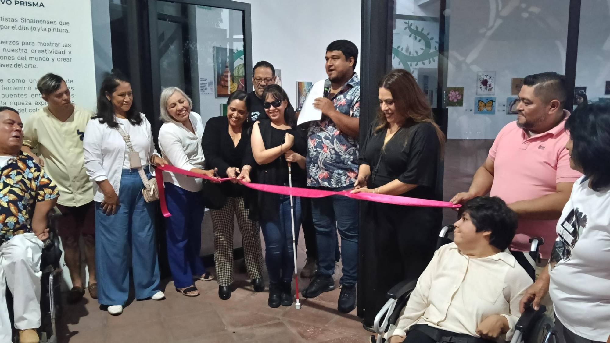 $!El corte de listón.