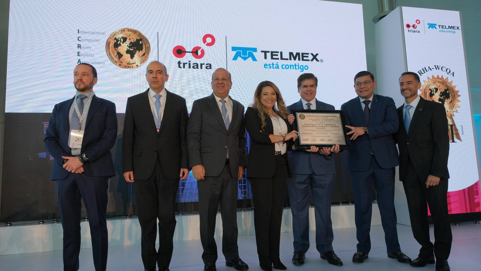 $!Recibe Triara, de Telmex, certificación ICREA Nivel VI