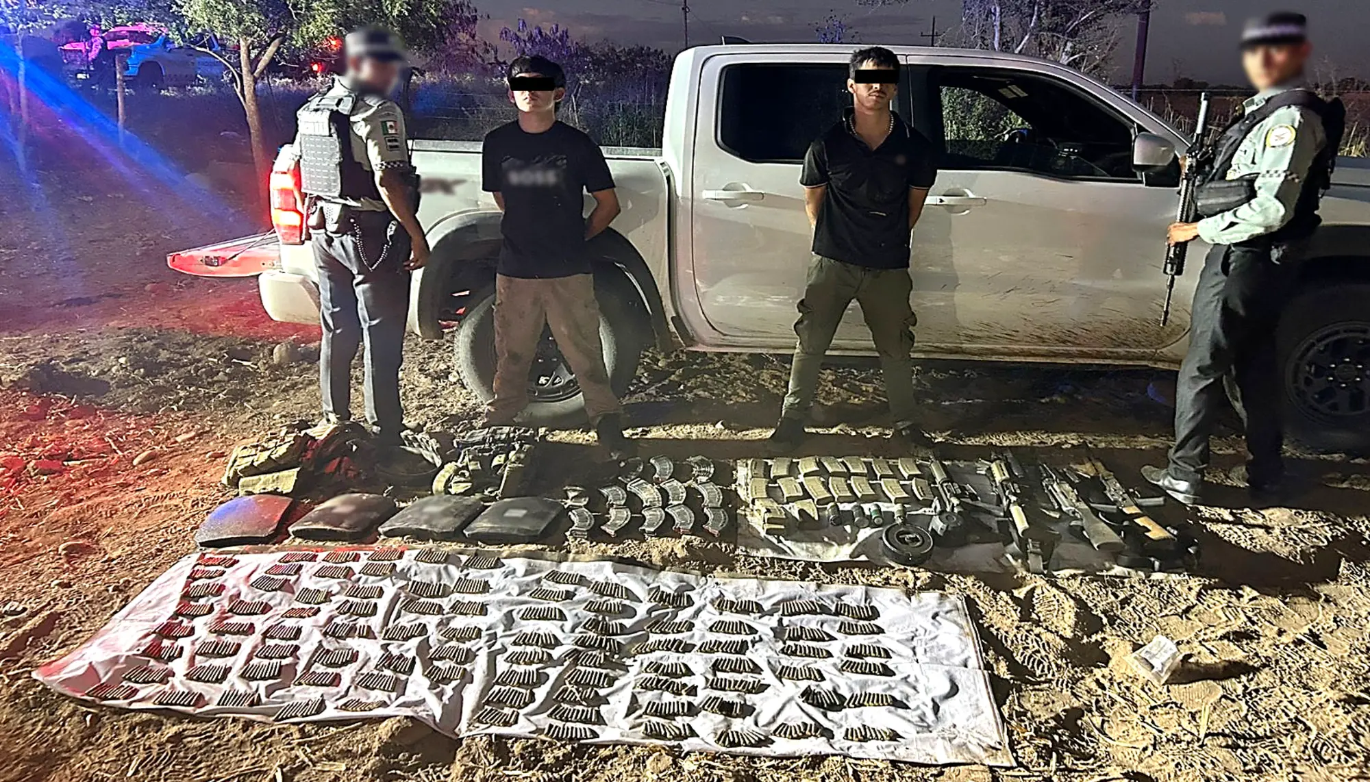 $!Operativos en Culiacán: Guardia Nacional y Marina aseguran armas y metanfetamina
