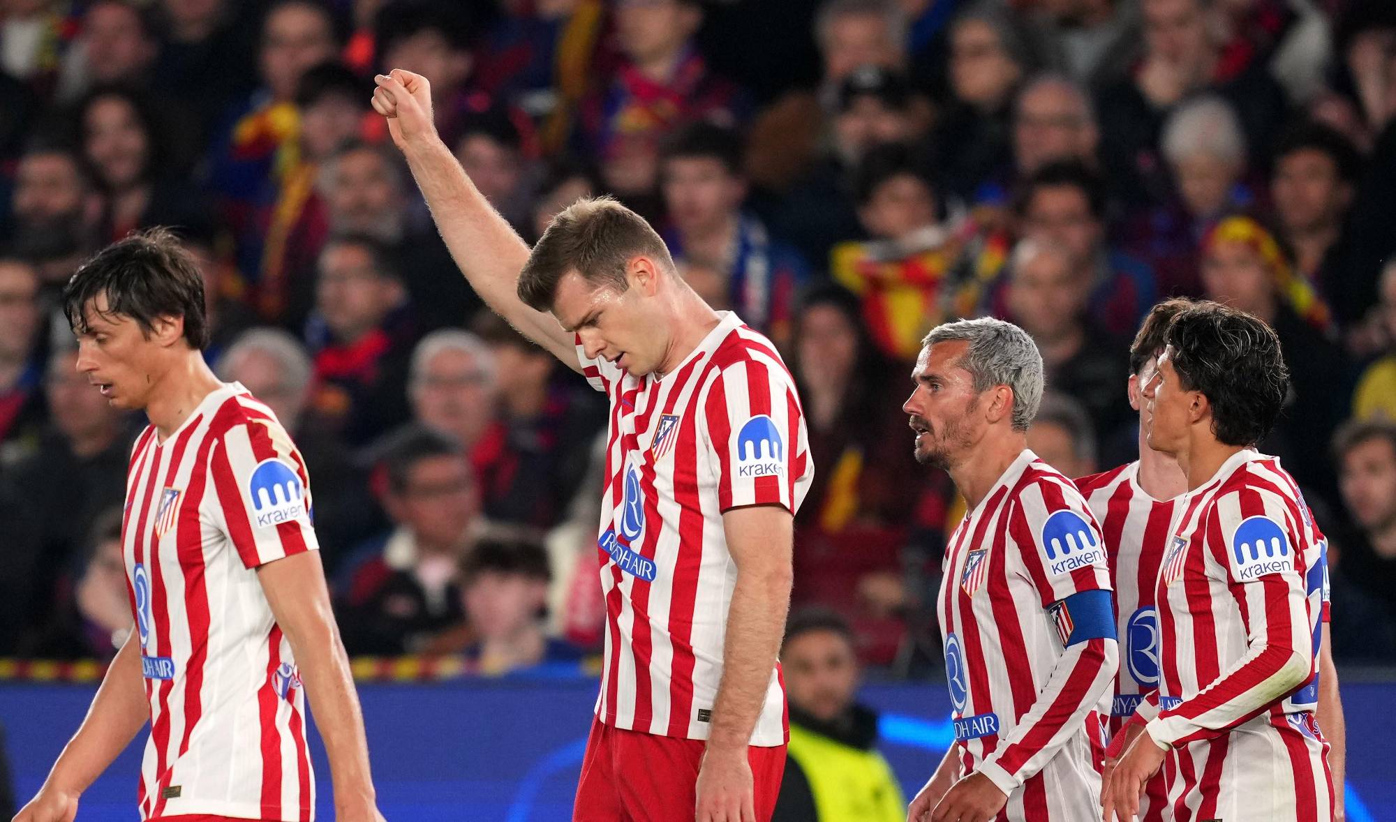 $!Atlético sorprende al Barça en el Camp Nou y toma ventaja en Champions
