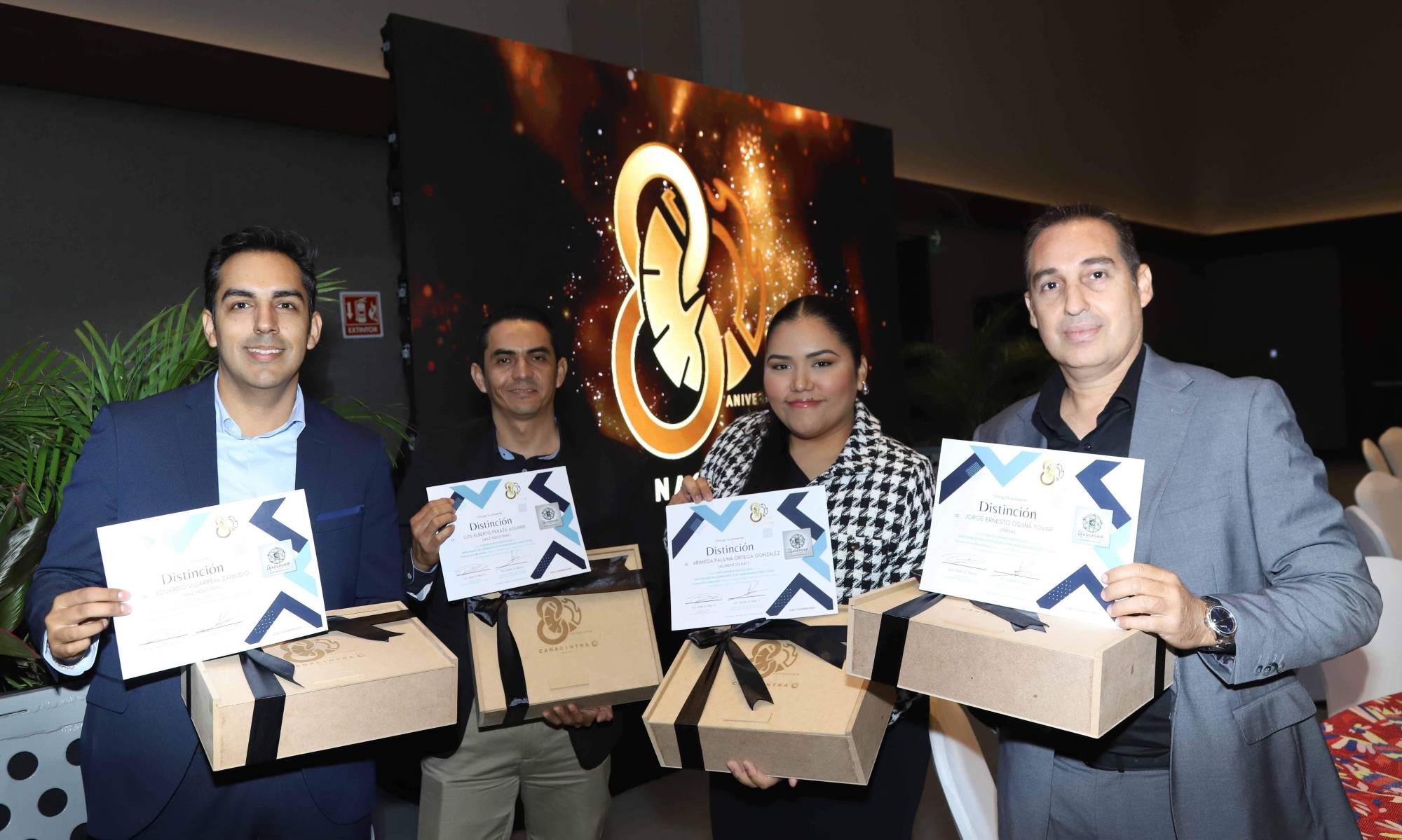 $!Eduardo Villarreal, Luis Alberto Peraza, Arantza Ortega y Jorge Ernesto Osuna.