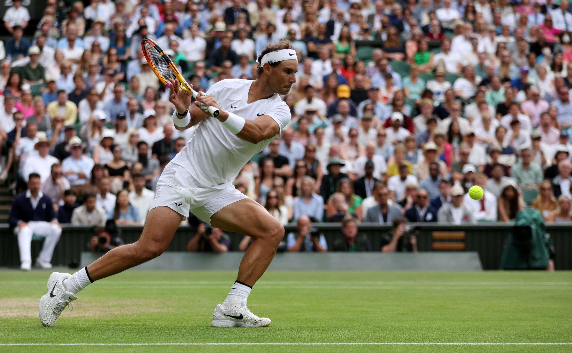 $!Rafael Nadal resiste estoicamente a Taylor Fritz para avanzar a semifinales en Wimbledon