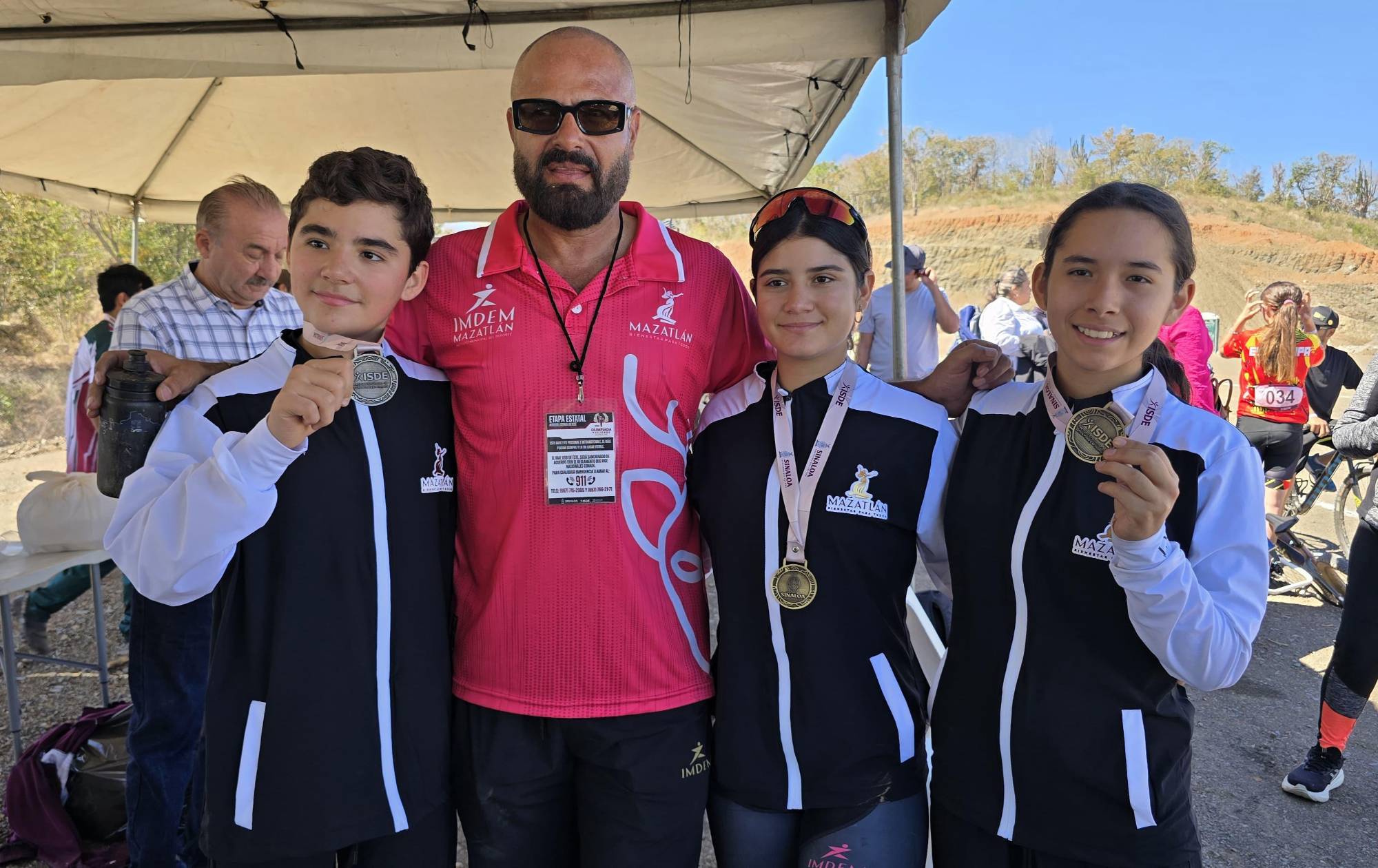 $!Diana Álvarez y Licia Ruiz dan a Mazatlán sus primeros oros en la etapa estatal de ciclismo de montaña