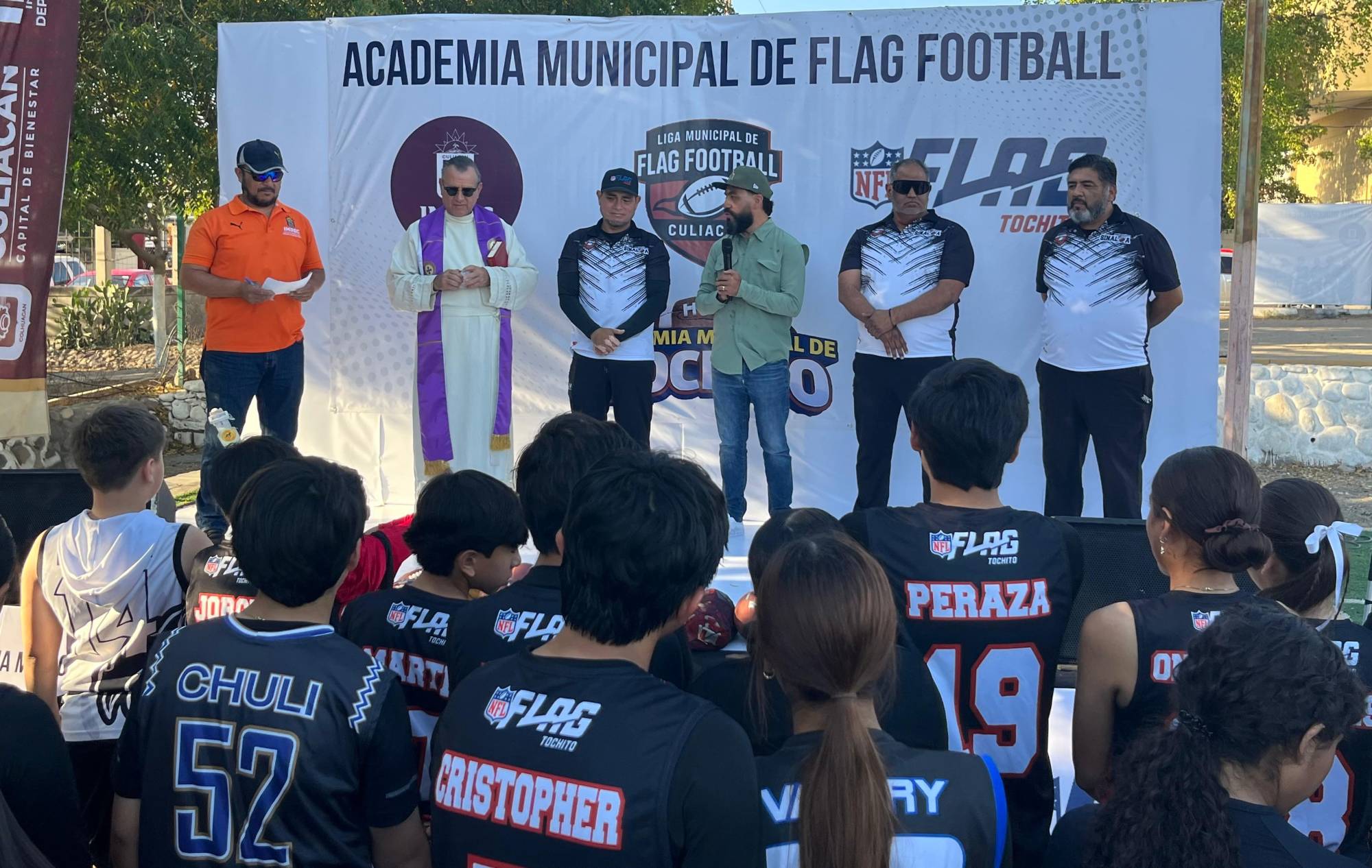 $!Inauguran en Culiacán la primera Academia Municipal NFL Flag Tochito