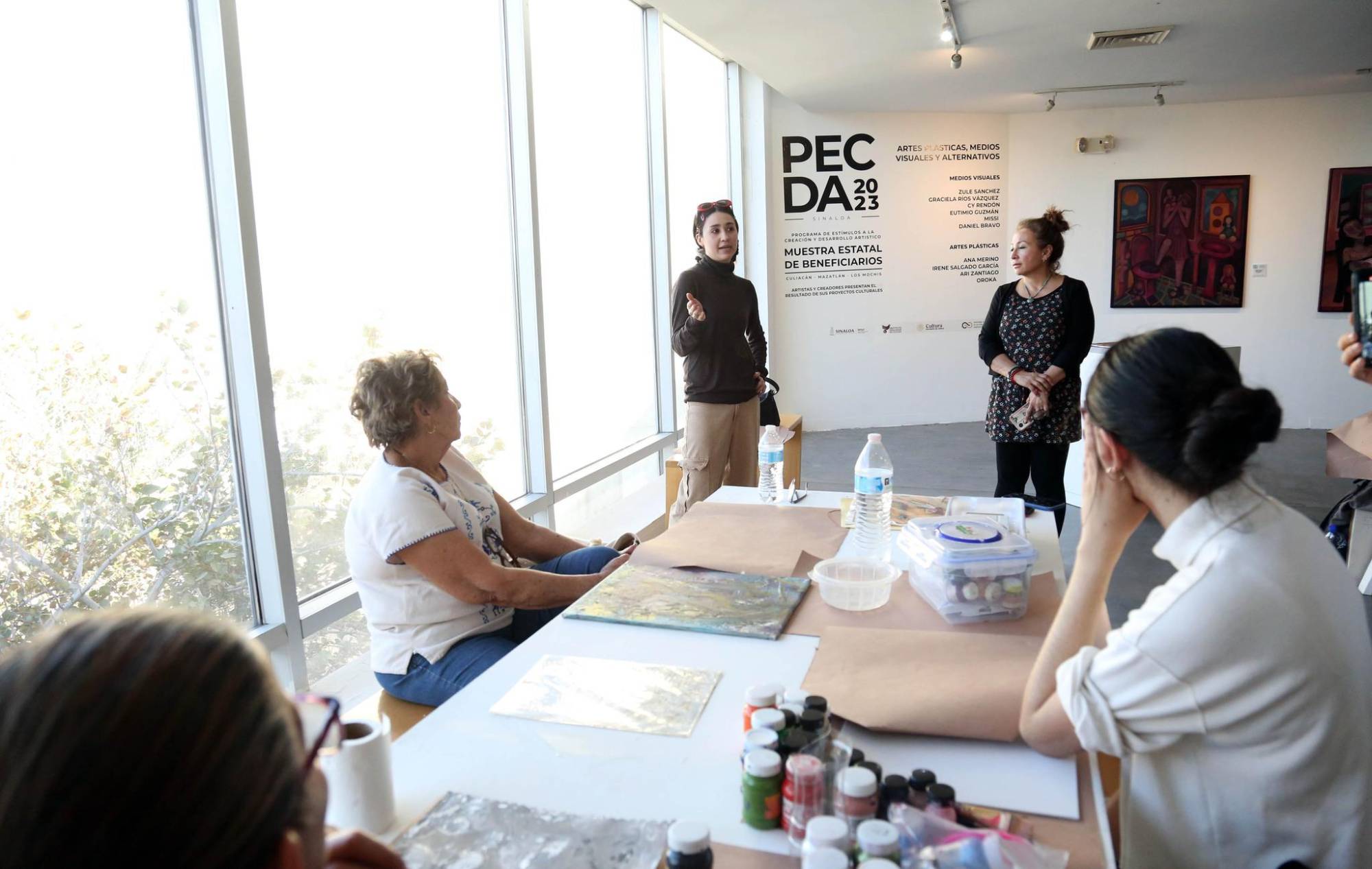 $!La artista compartió su experiencia.