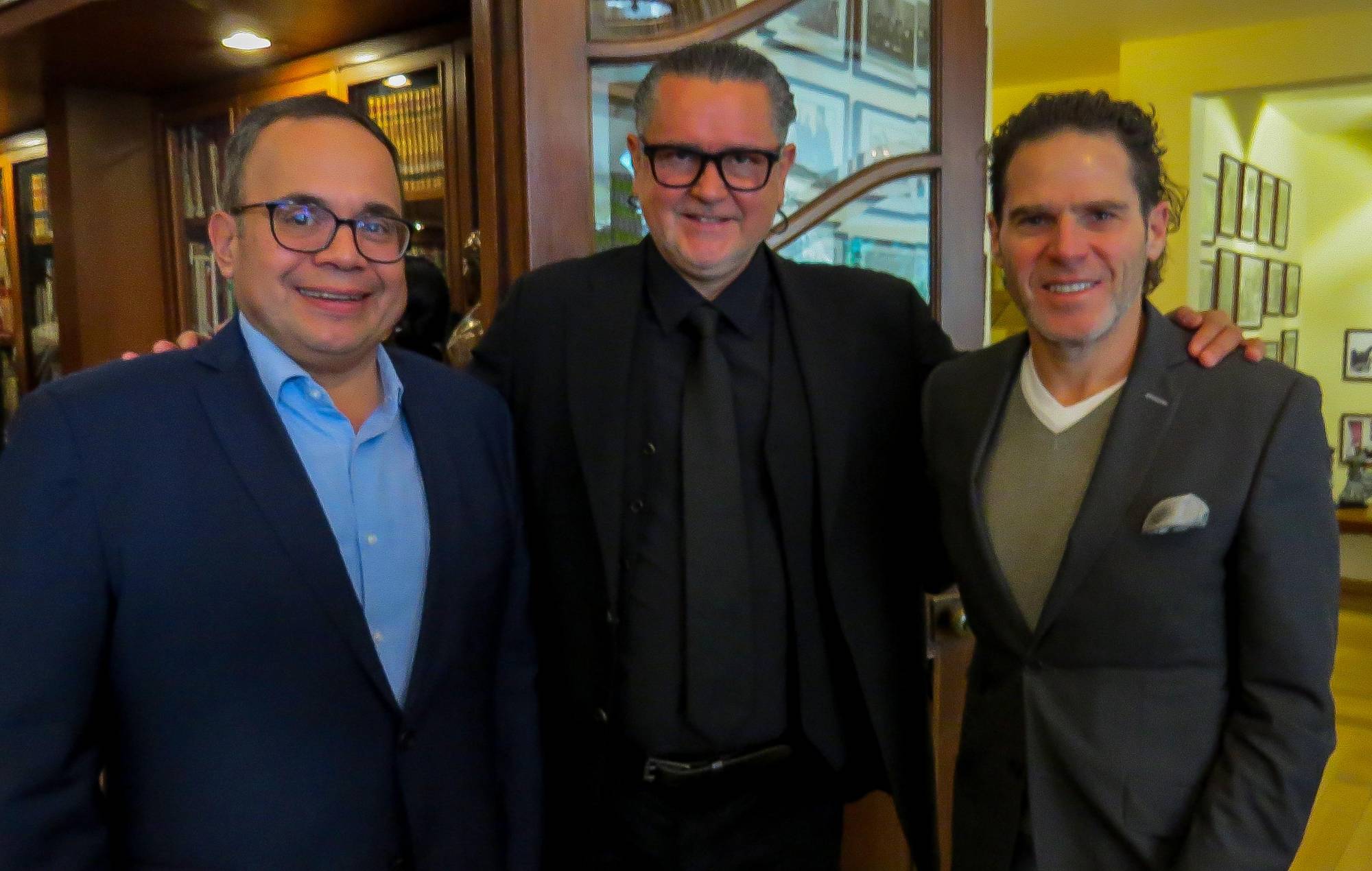 $!Cesar Jorge Negrete, Esteban Lerin y Julián Lerin.